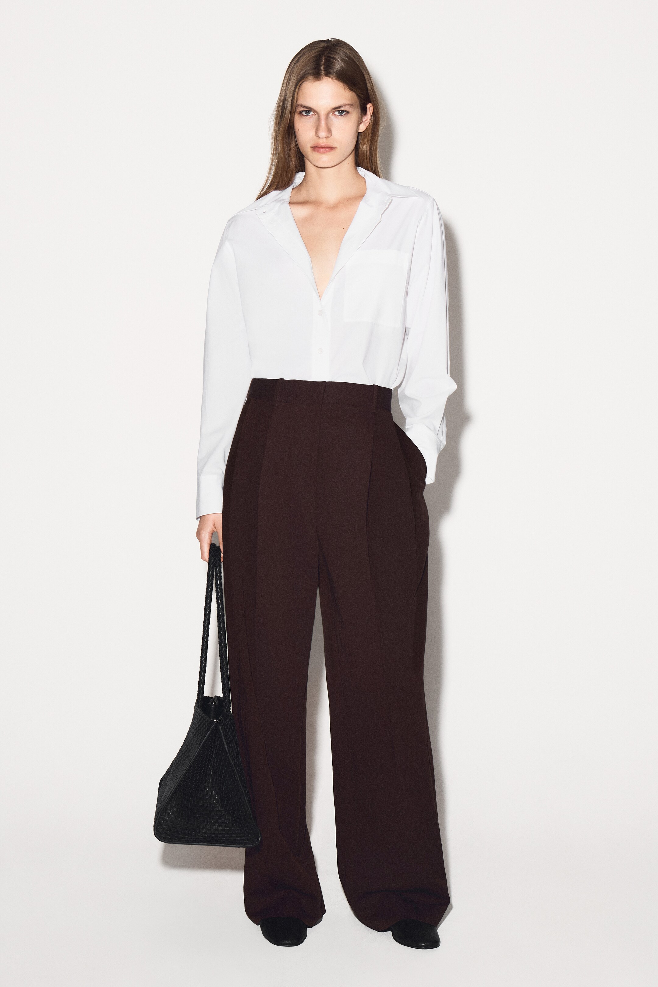 Größeres Bild anzeigen: ELEGANTES HEMD AUS PIMA-BAUMWOLLE - WEISS - Ladies | H&M AT 7