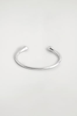 TEARDROP CUFF — SILVER 3