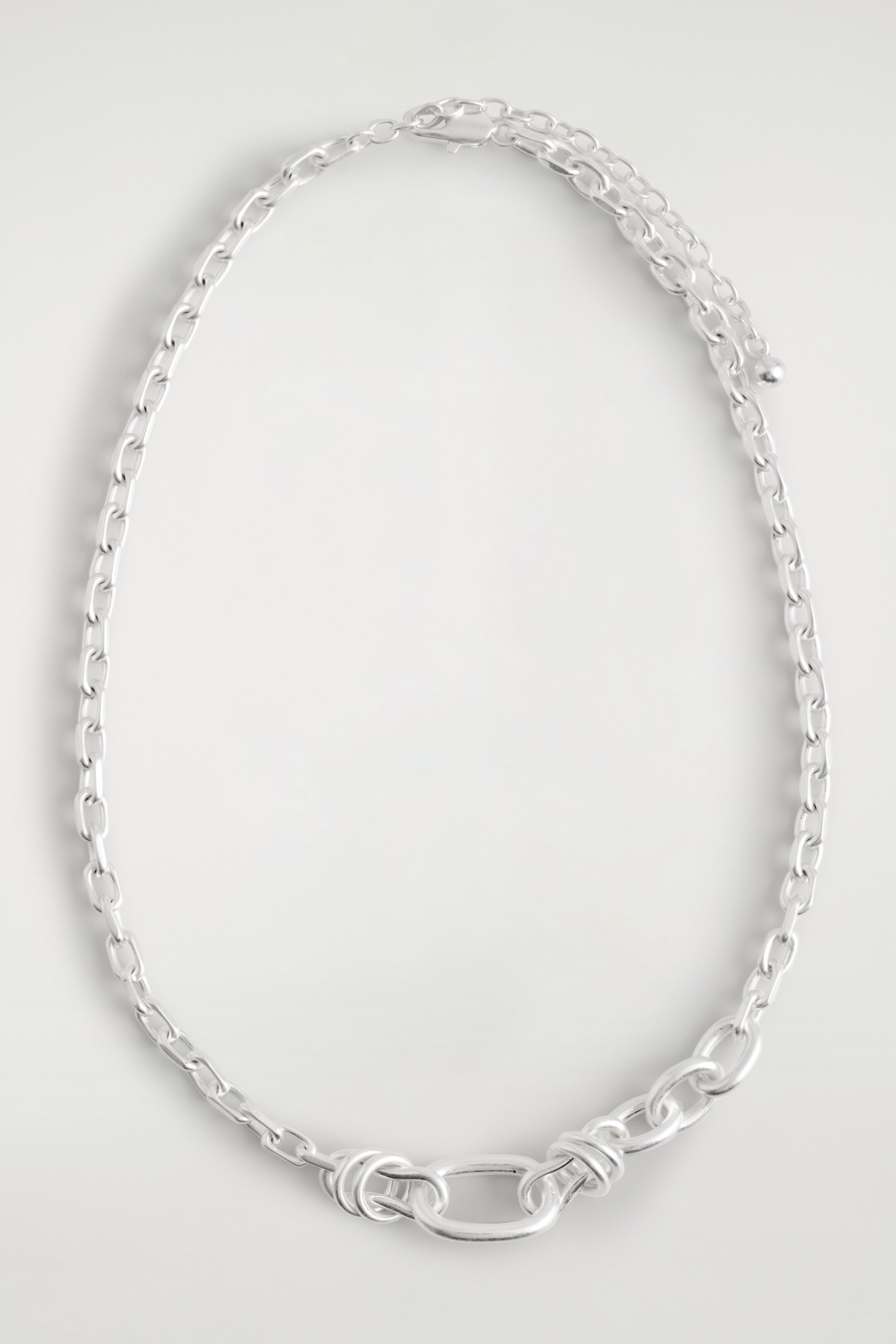 View larger image: MISMATCHED CHAIN NECKLACE - SILVER - Ladies | H&M GB 2