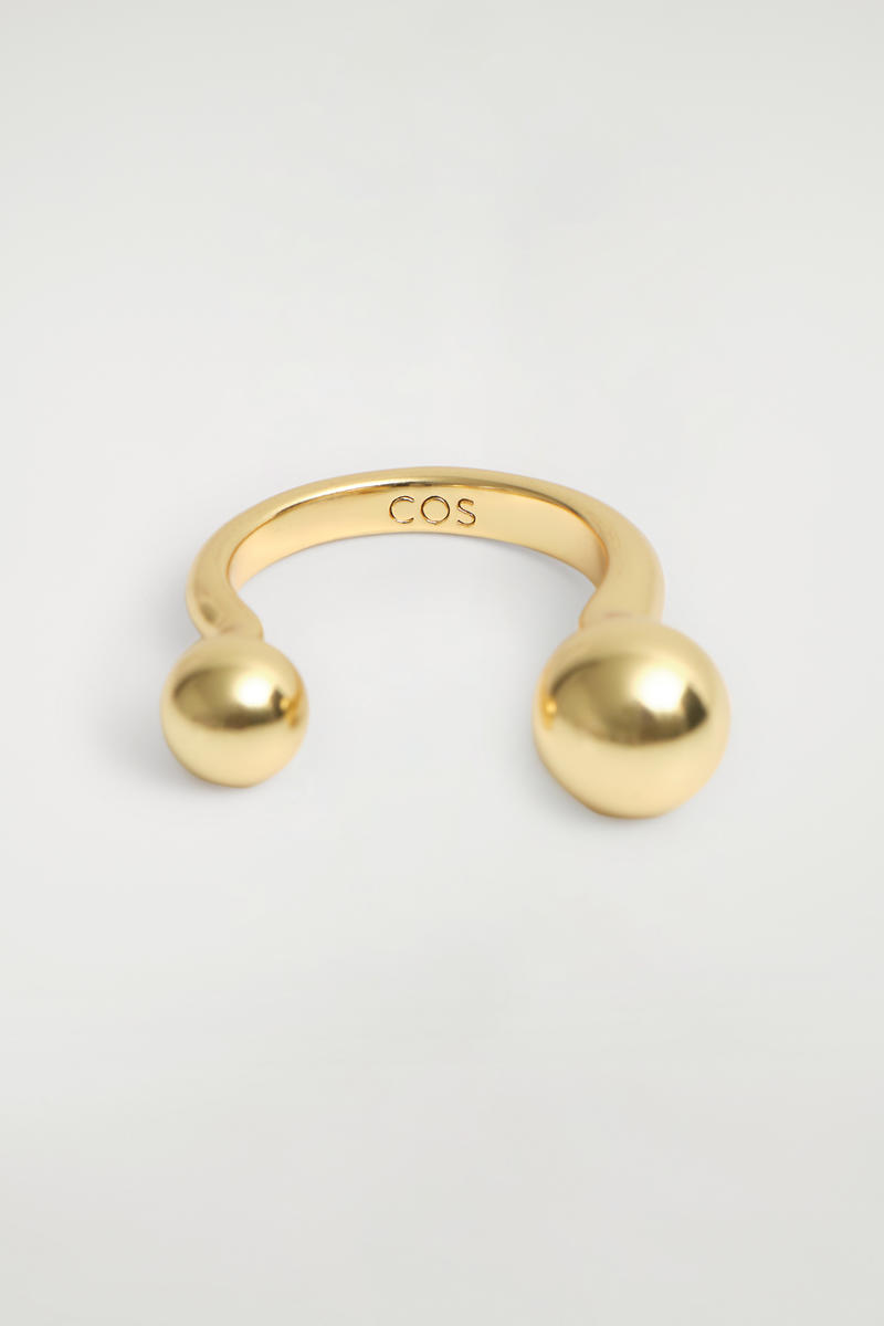 Cos Floating Garnet Ring In Gold