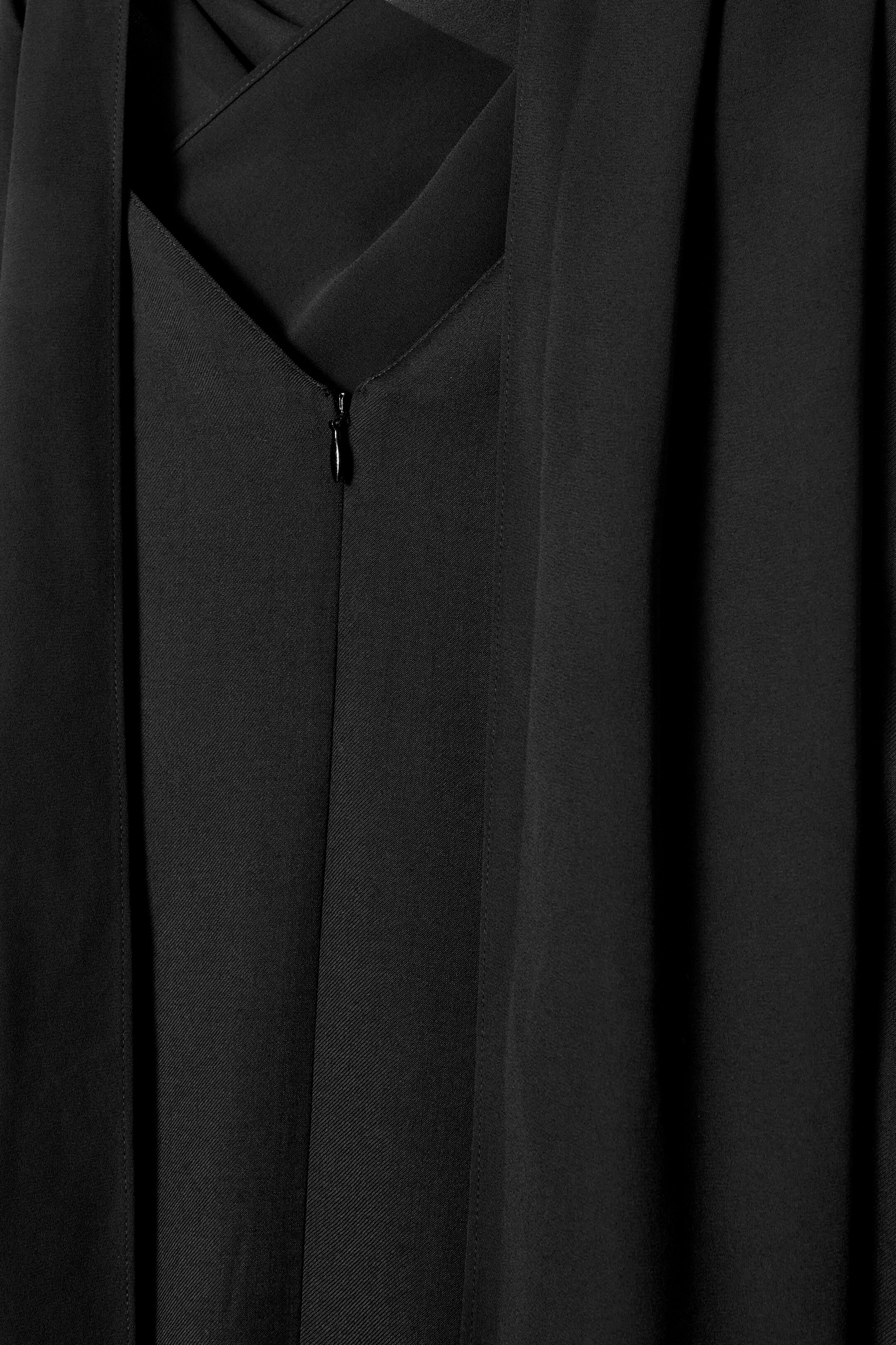 Agrandir l'image: ROBE EN LAINE SUPERPOSÉE - NOIR - FEMME | H&M CH 2