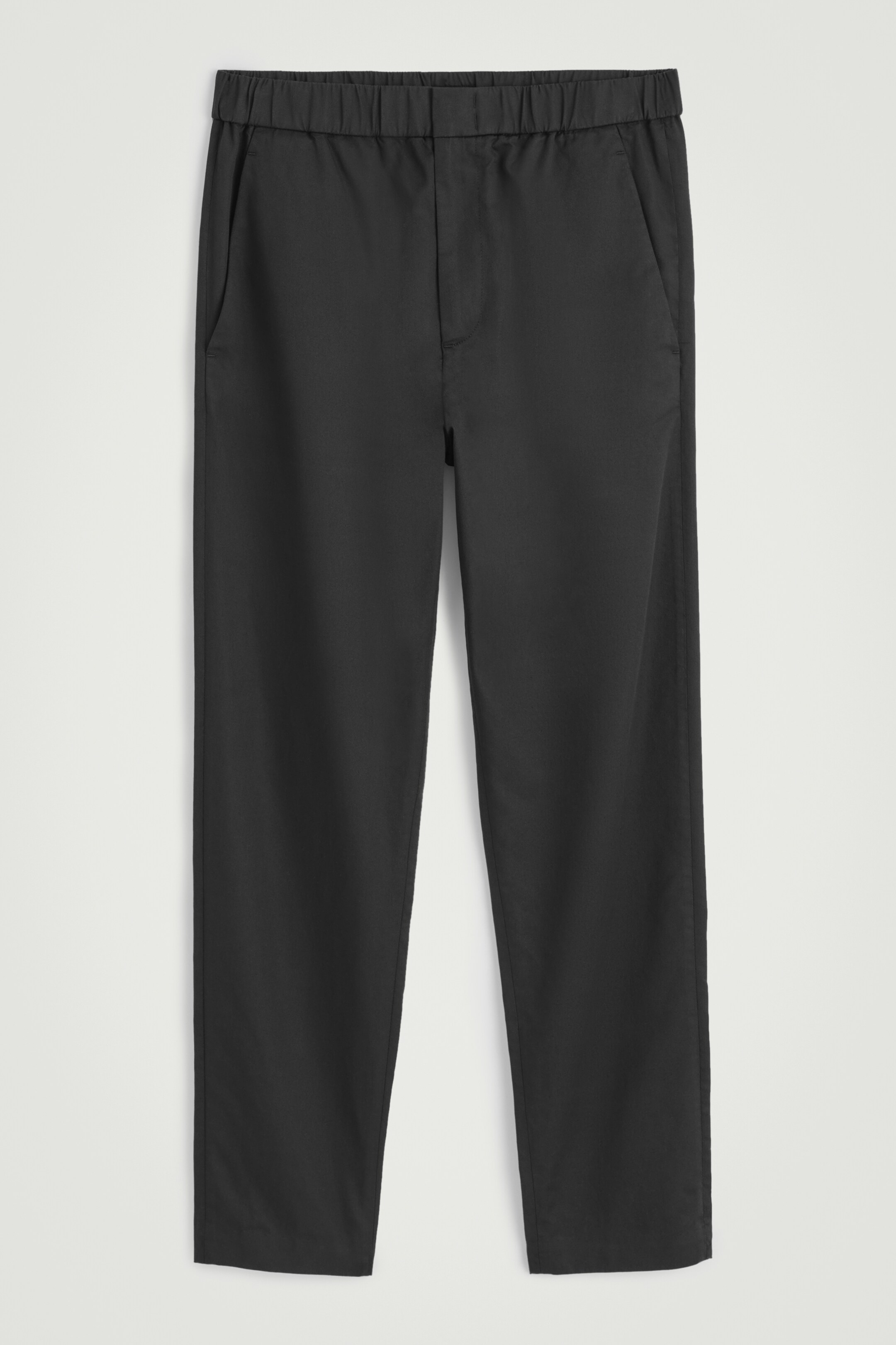 Grotere afbeelding bekijken: TWILL TAPS TOELOPENDE BROEK - ZWART - HEREN | H&M BE 5