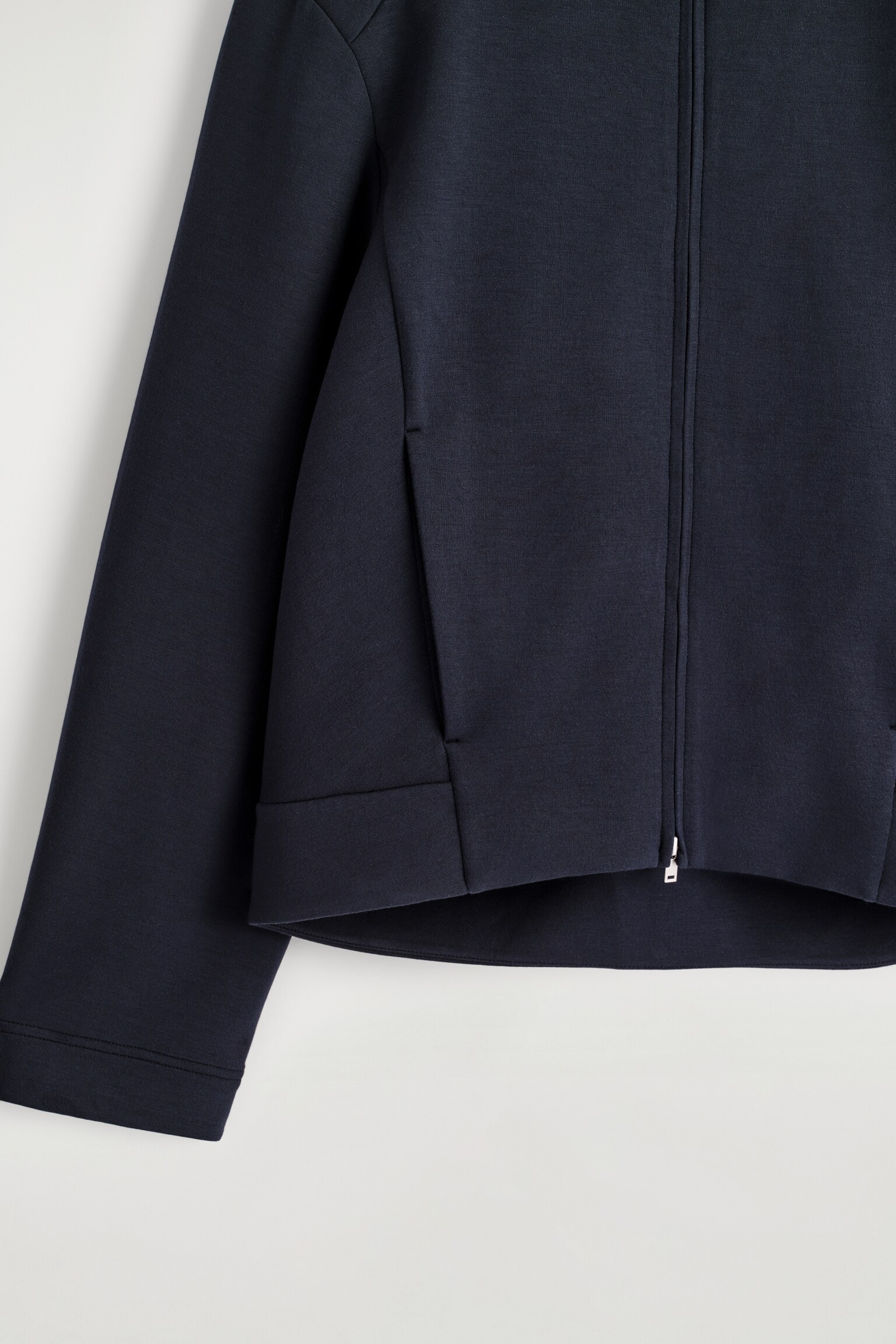 TRAININGSJACKE AUS SCUBA - NAVYBLAU - 6