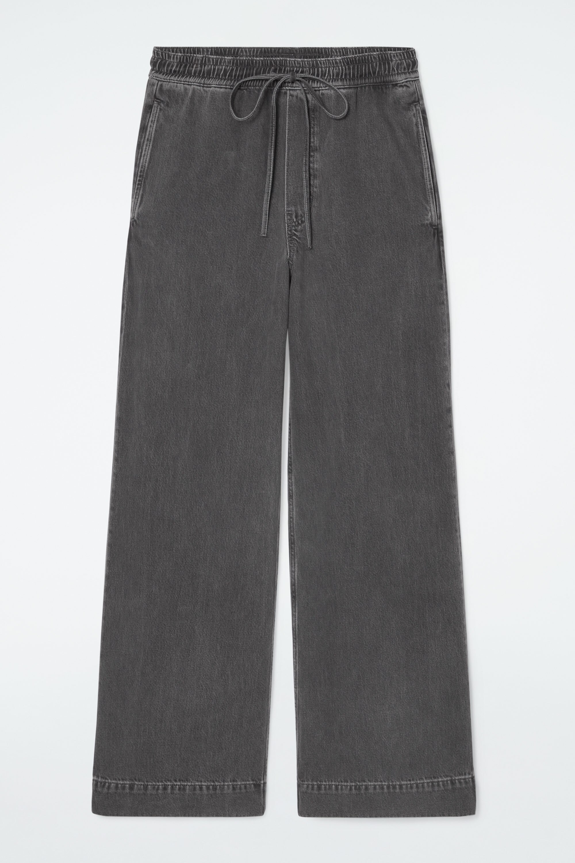 【YOURNUS】Even Charcoal Wide Denim Pants Charcoal Baggy Denim – DISCONT'D