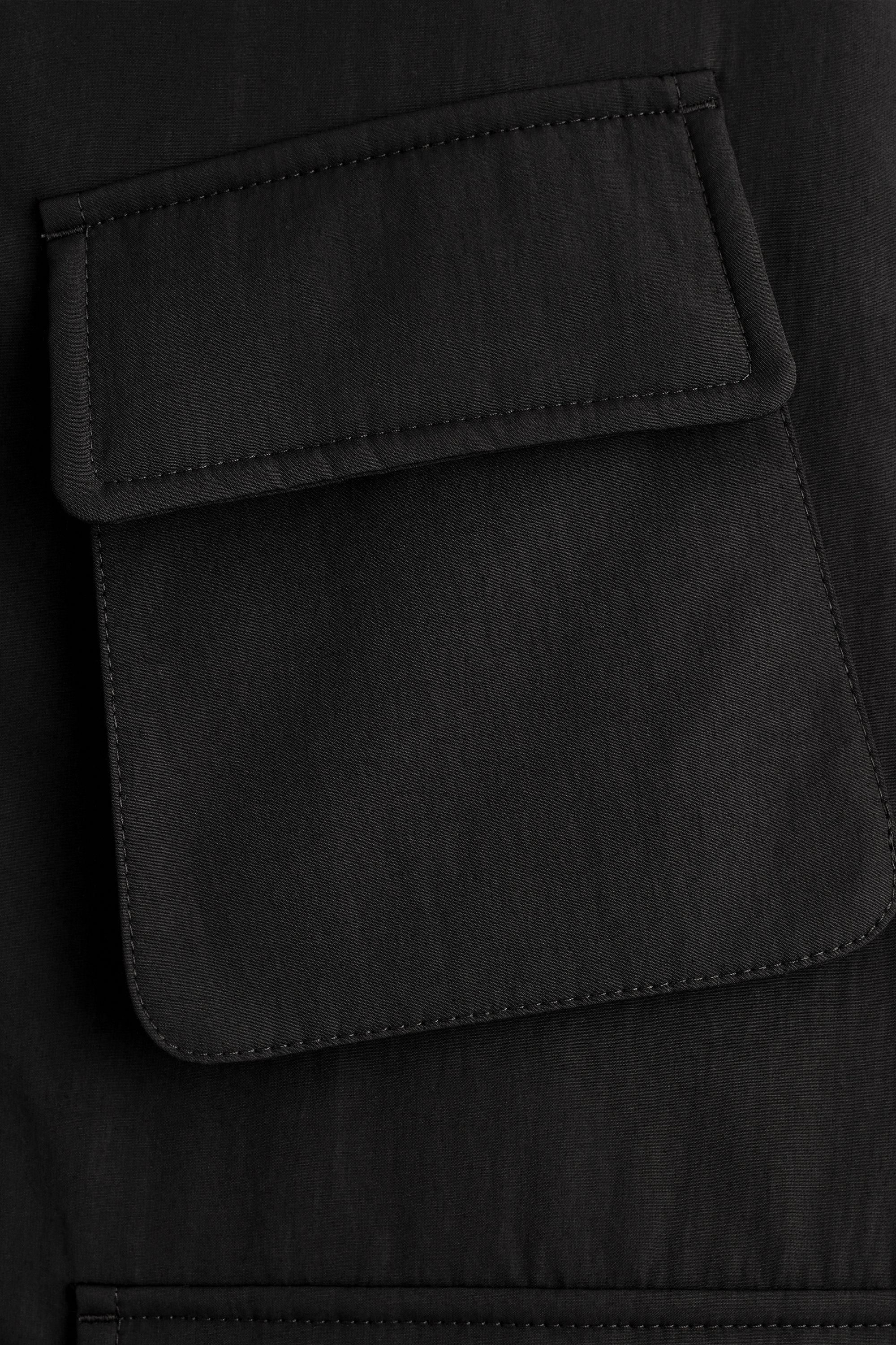 PADDED NYLON UTILITY JACKET - BLACK | COS US