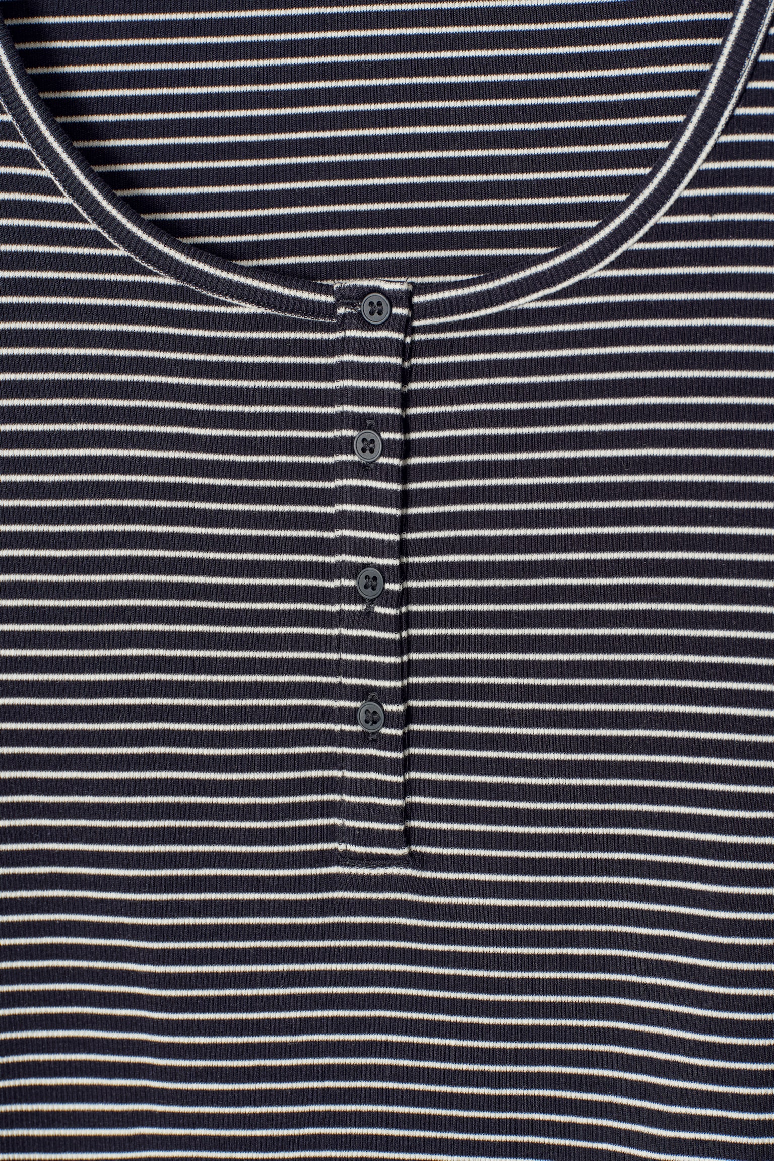 CAMISETA DE CANALÉ CON BOTONES - AZUL MARINO / A RAYAS/ROSA CLARO - 3