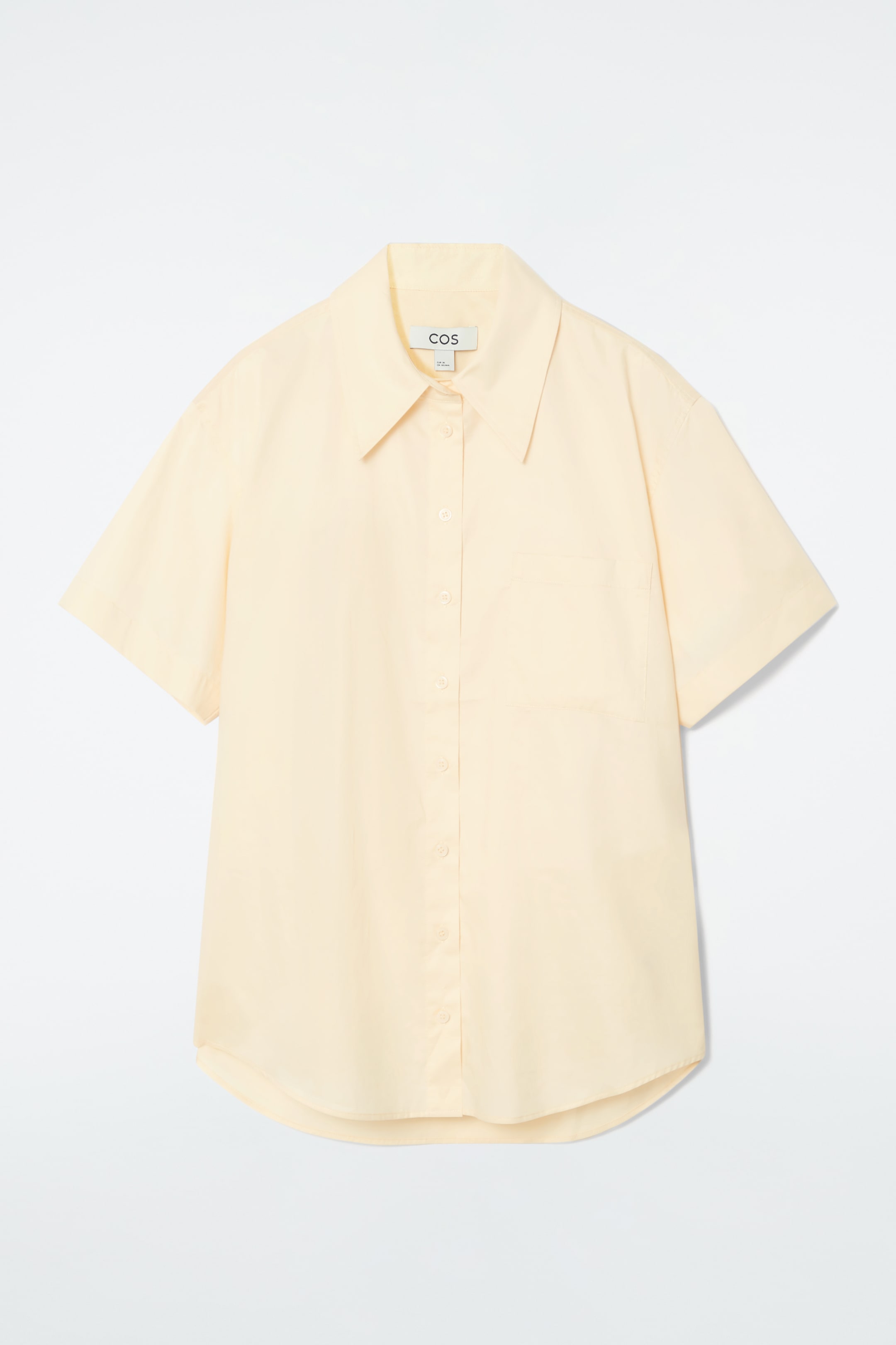 Ingrandisci l'immagine: RELAXED SHORT-SLEEVED COTTON SHIRT - YELLOW - DONNA | H&M CH 1