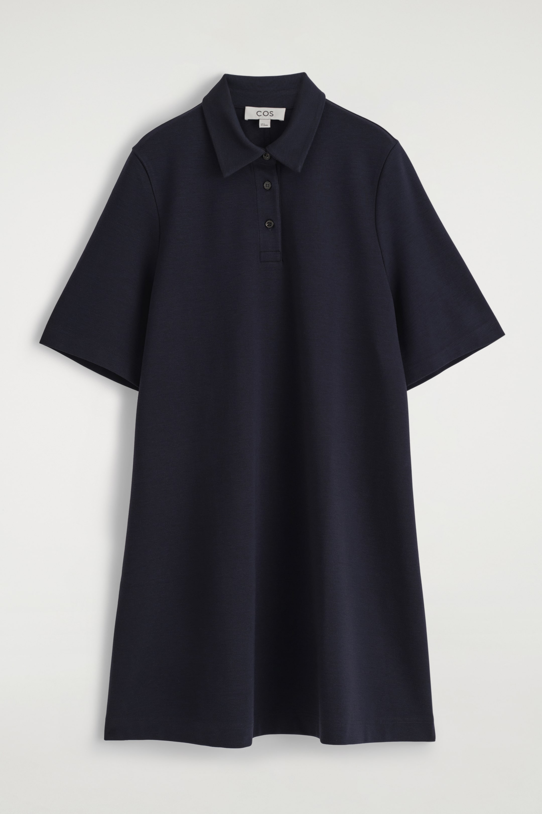 Agrandir l'image: ROBE COURTE FAÇON POLO EN JERSEY - BLEU MARINE - FEMME | H&M FR 6