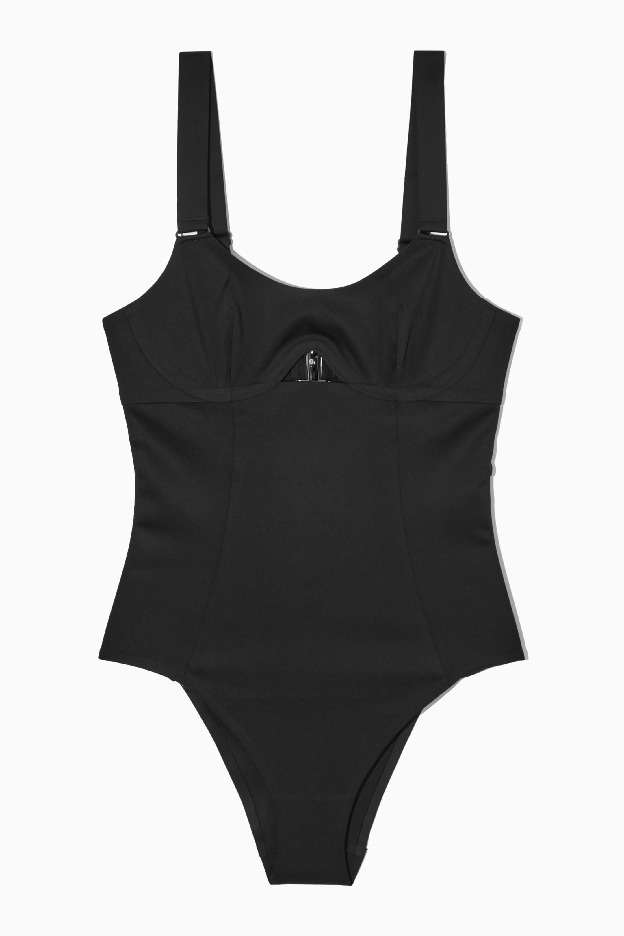 Agrandir l'image: MAILLOT DE BAIN AJOURÉ ENCOLURE DÉGAGÉE - NOIR - FEMME | H&M CH 1