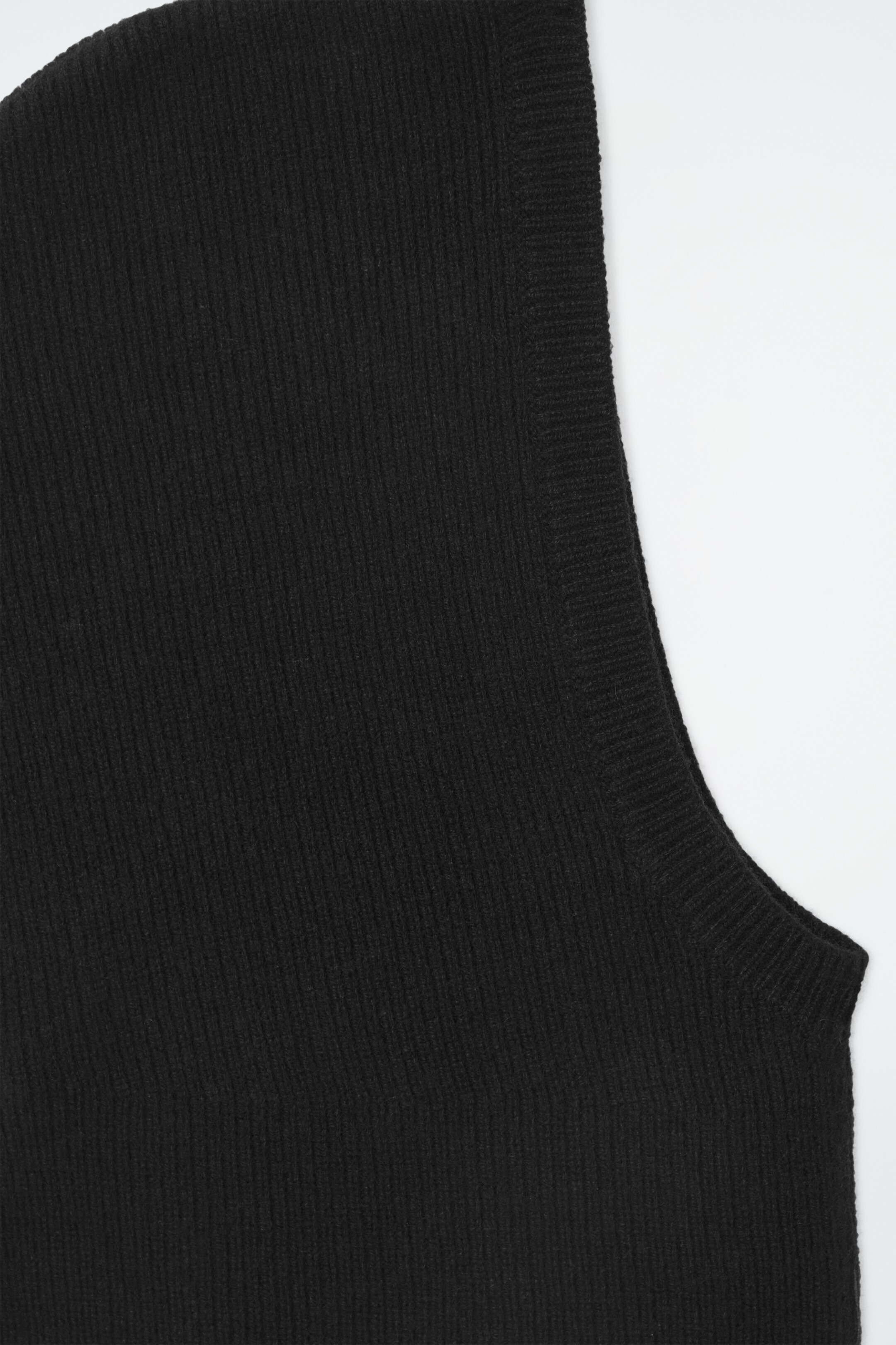 Grotere afbeelding bekijken: RIBBED WOOL-CASHMERE BALACLAVA - BLACK - DAMES | H&M NL 4