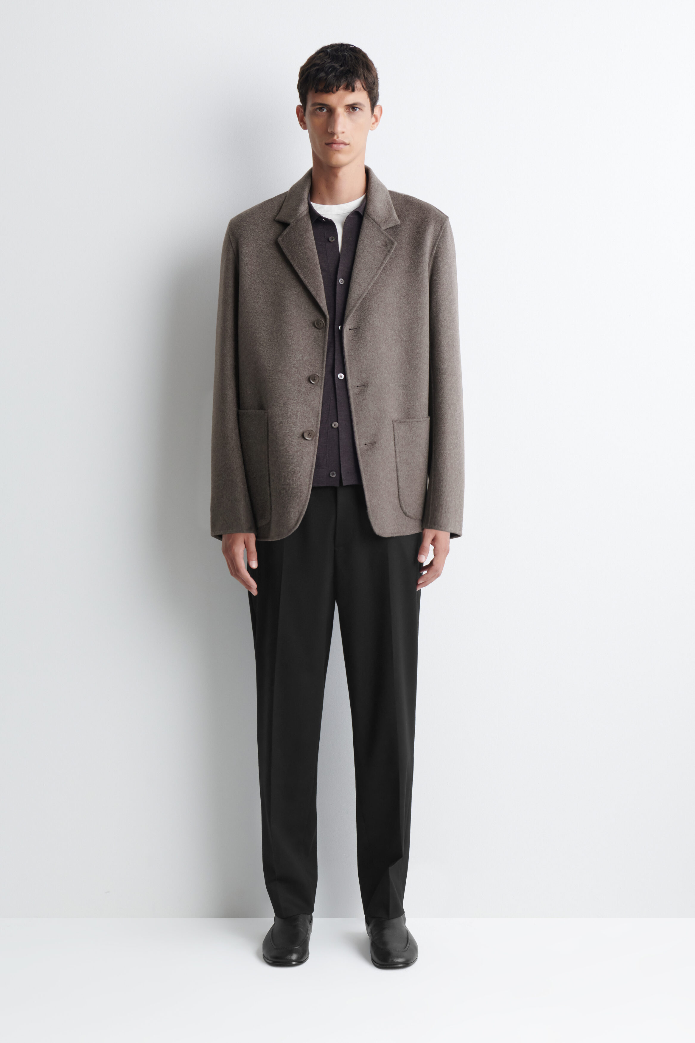 TAILORED DOUBLE-FACED CASHMERE BLAZER - thumbnail 7