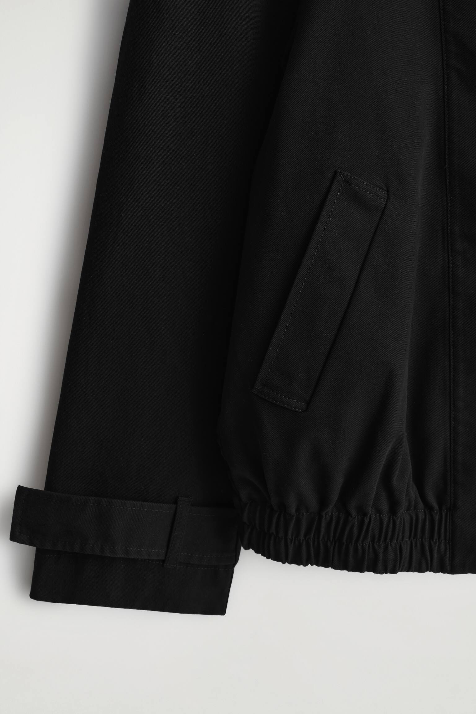 BLOUSON À SILHOUETTE ARRONDIE EN COTON-NOIR - 7