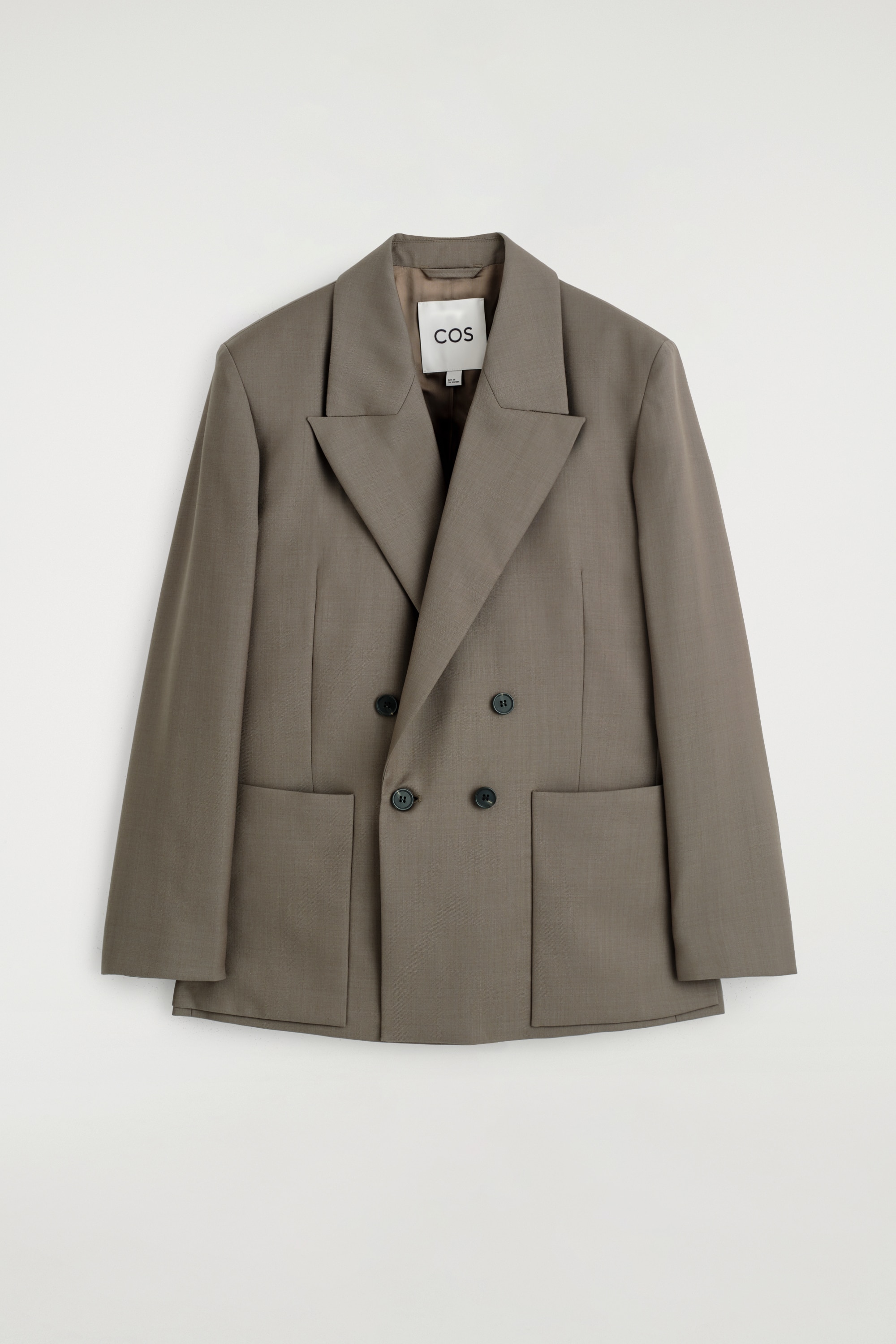 ΣΑΚΑΚΙ ΑΠΟ ΜΑΛΛΙΝΟ TWILL ΜΕ ΔΙΠΛΗ ΣΕΙΡΑ ΚΟΥΜΠΙΩΝ - ΤΑΟΥΠ