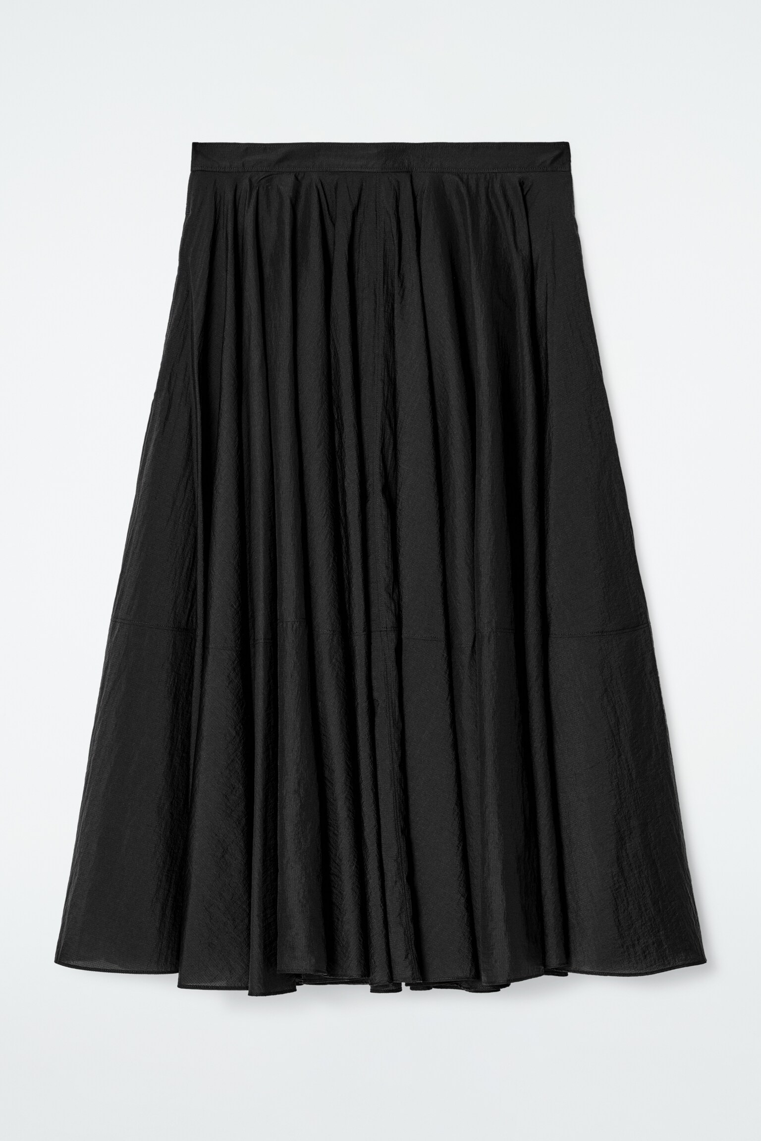 FALDA MIDI DE CORTE CIRCULAR - NEGRO/ROJO/VERDE - 2