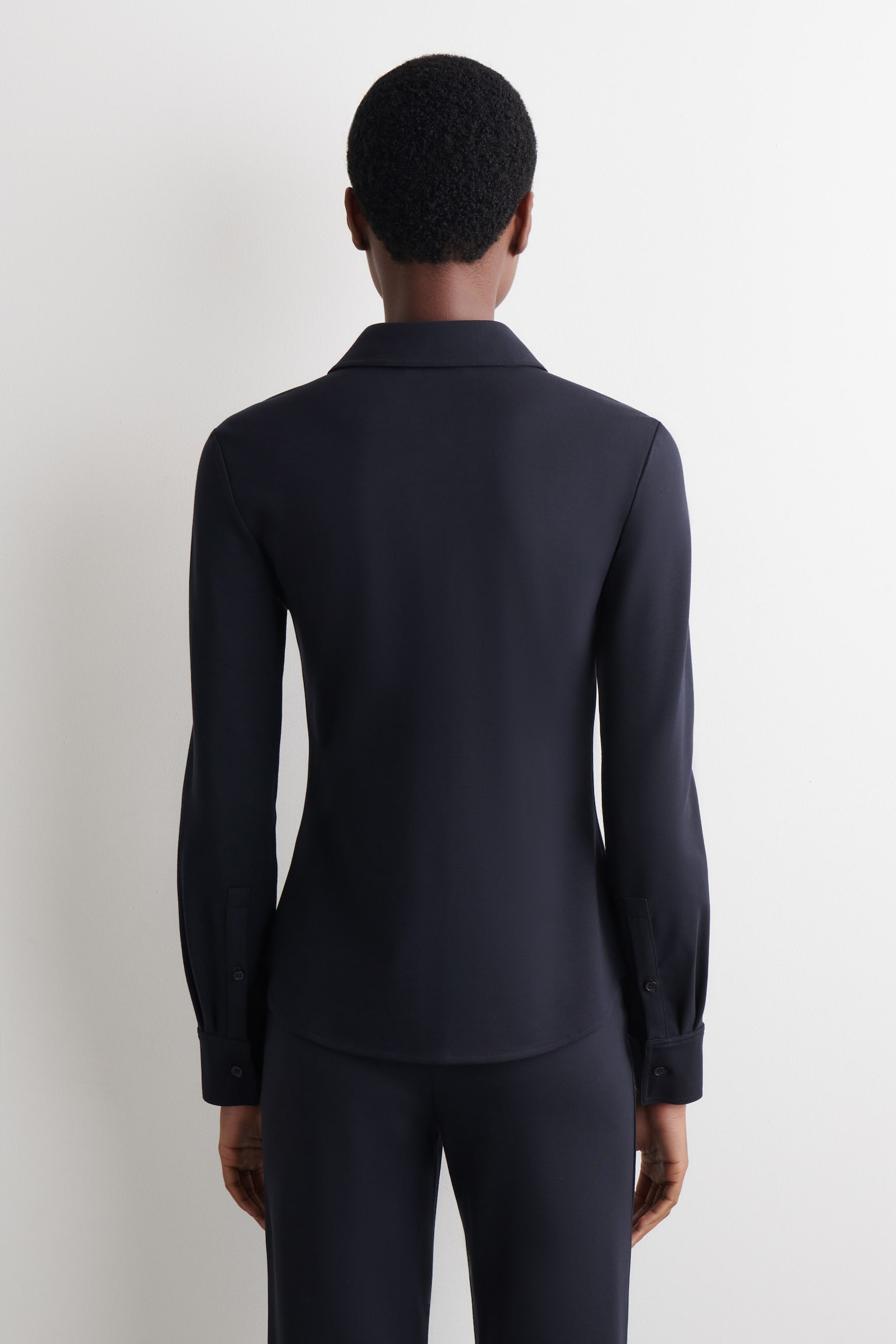 JERSEY SHIRT - כחול כהה - 3