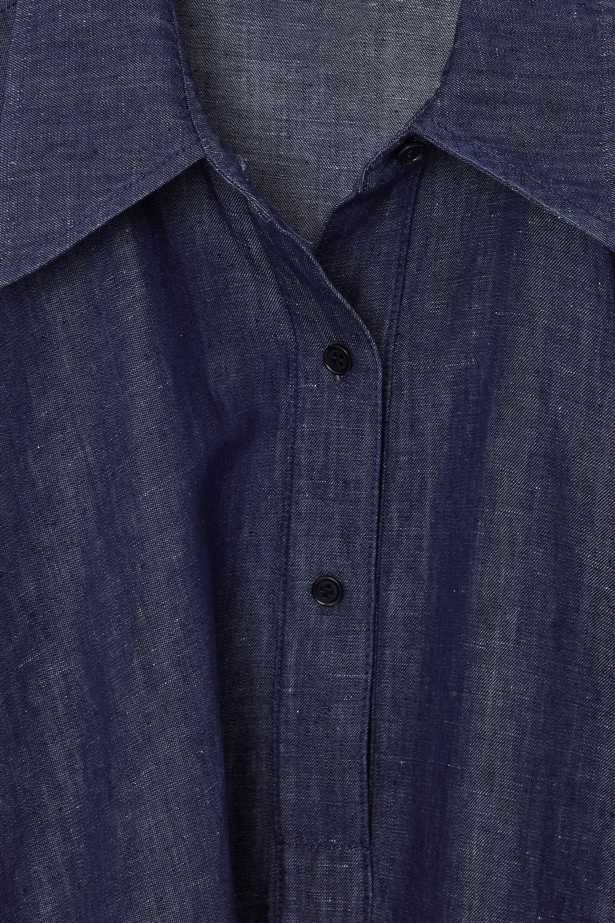 Ingrandisci l'immagine: OVERSIZED DENIM MIDI SHIRT DRESS - INDIGO - DONNA | H&M CH 3