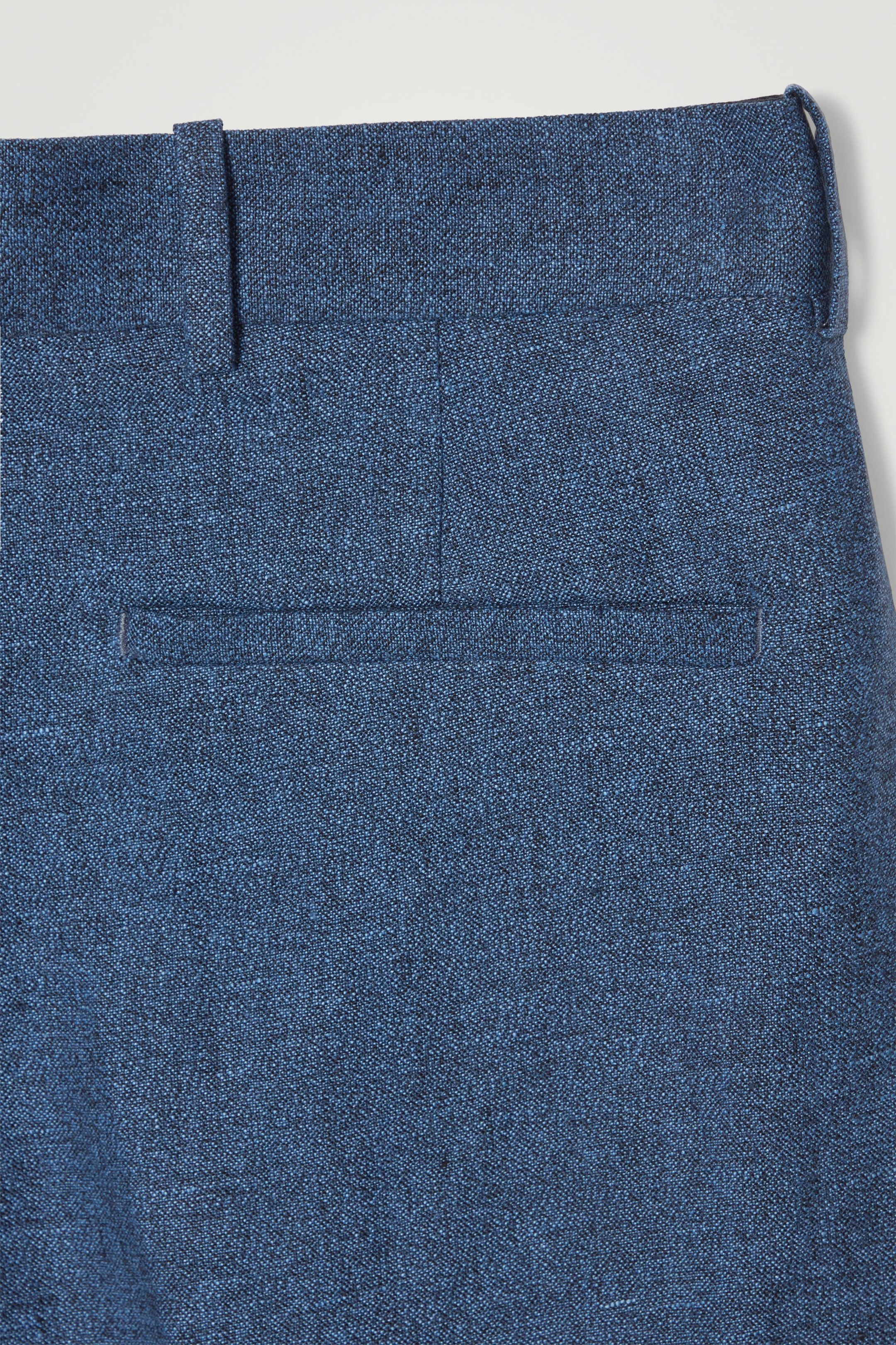 REGULAR TAILORED LINEN FLARED TROUSERS