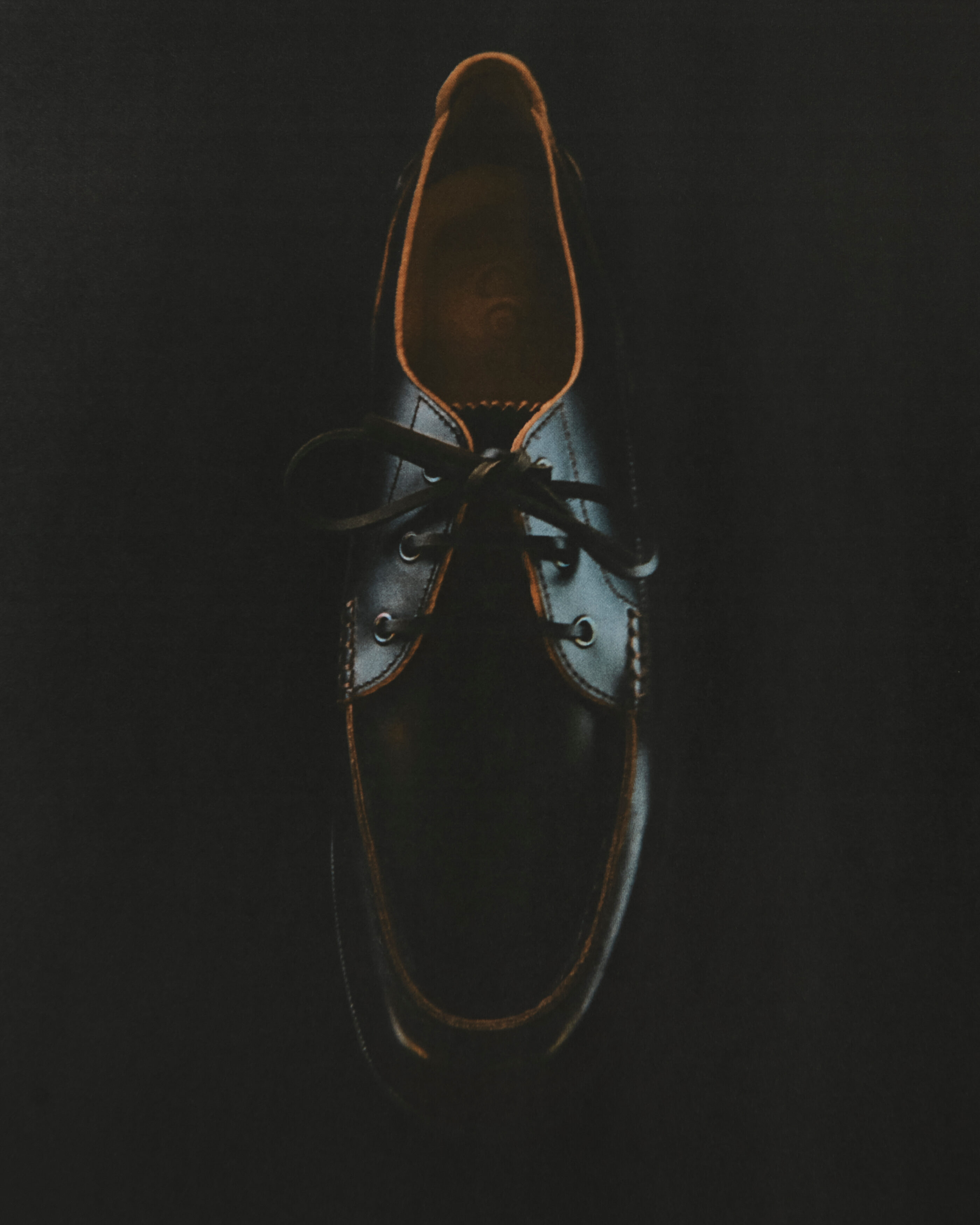 LEATHER BOAT SHOES - DARK BROWN | COS
