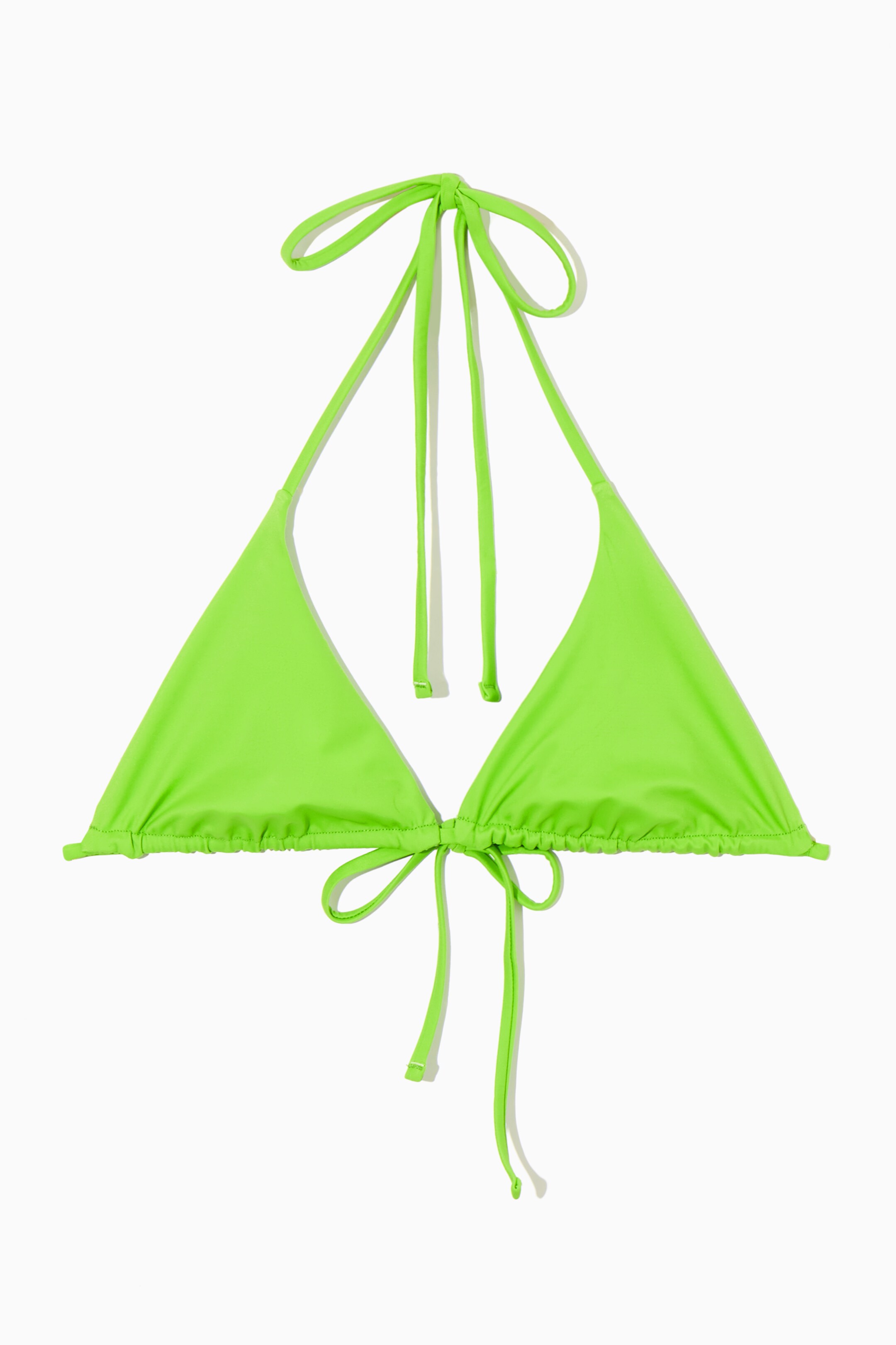View larger image: TRIANGLE BIKINI TOP - NEON GREEN - Ladies | H&M GB 1