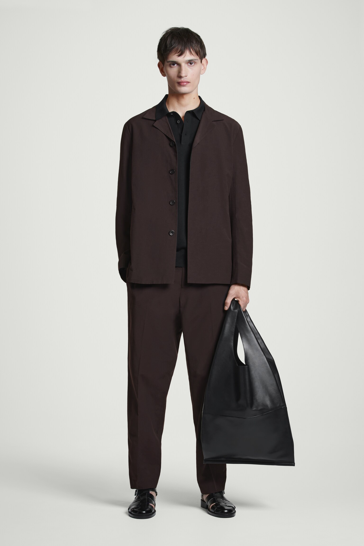 TOTE BAG - LEDER - SCHWARZ - 3