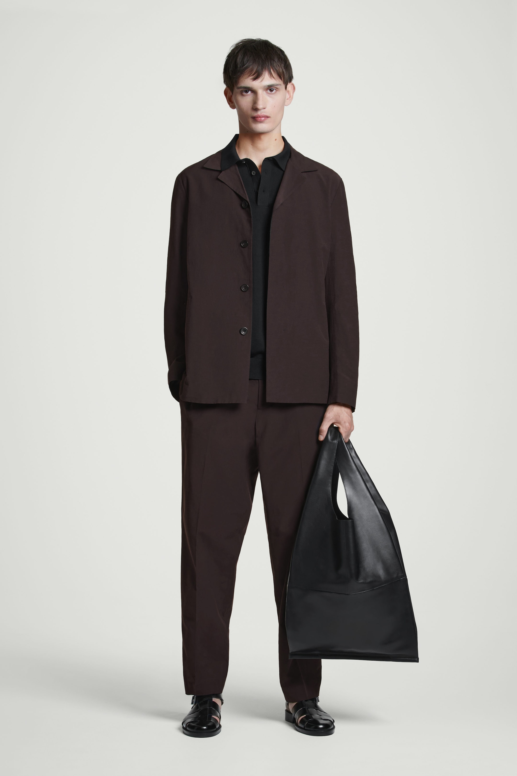 SLOUCHY TOTE BAG - LEATHER