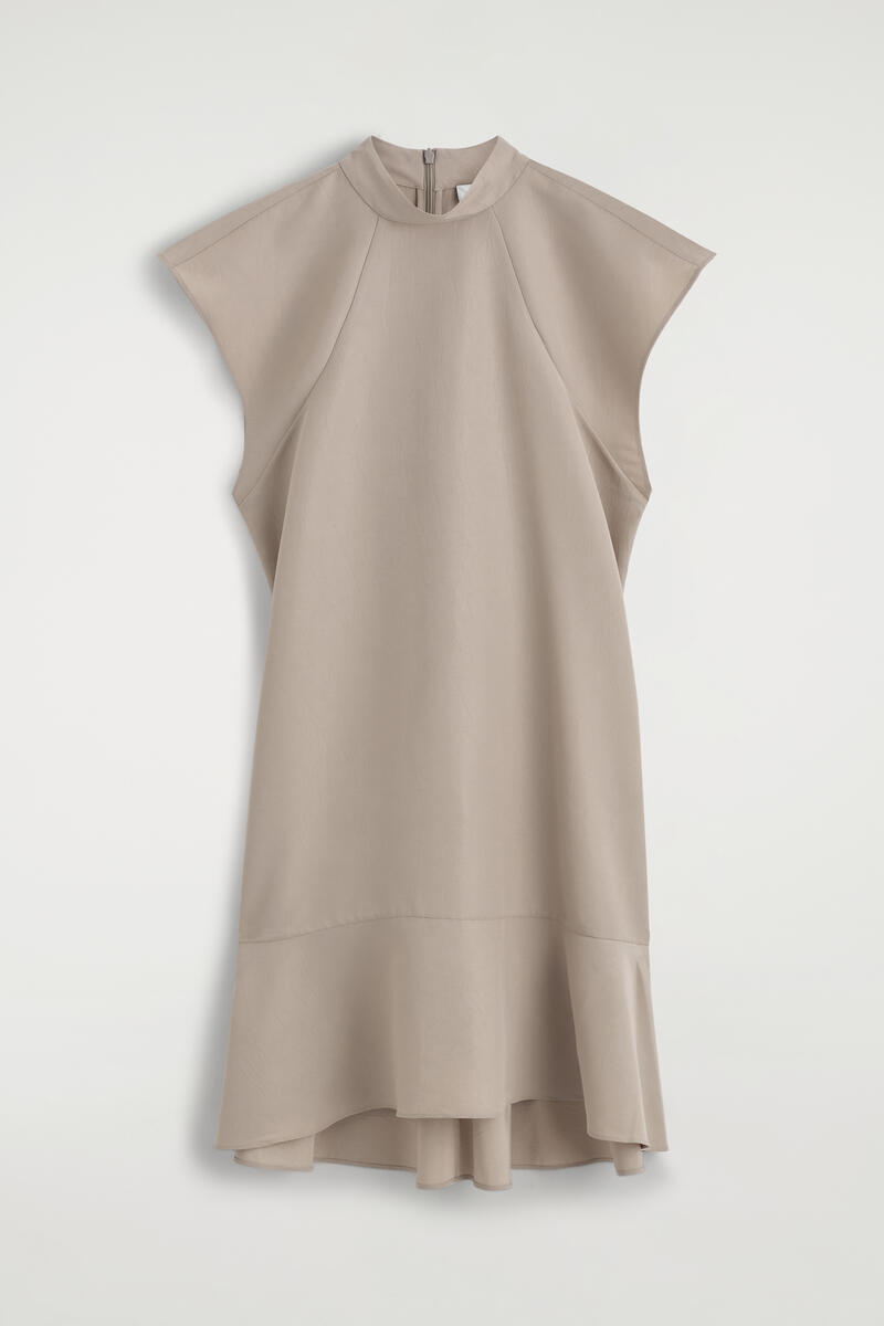 Sculpted Turtleneck Dress