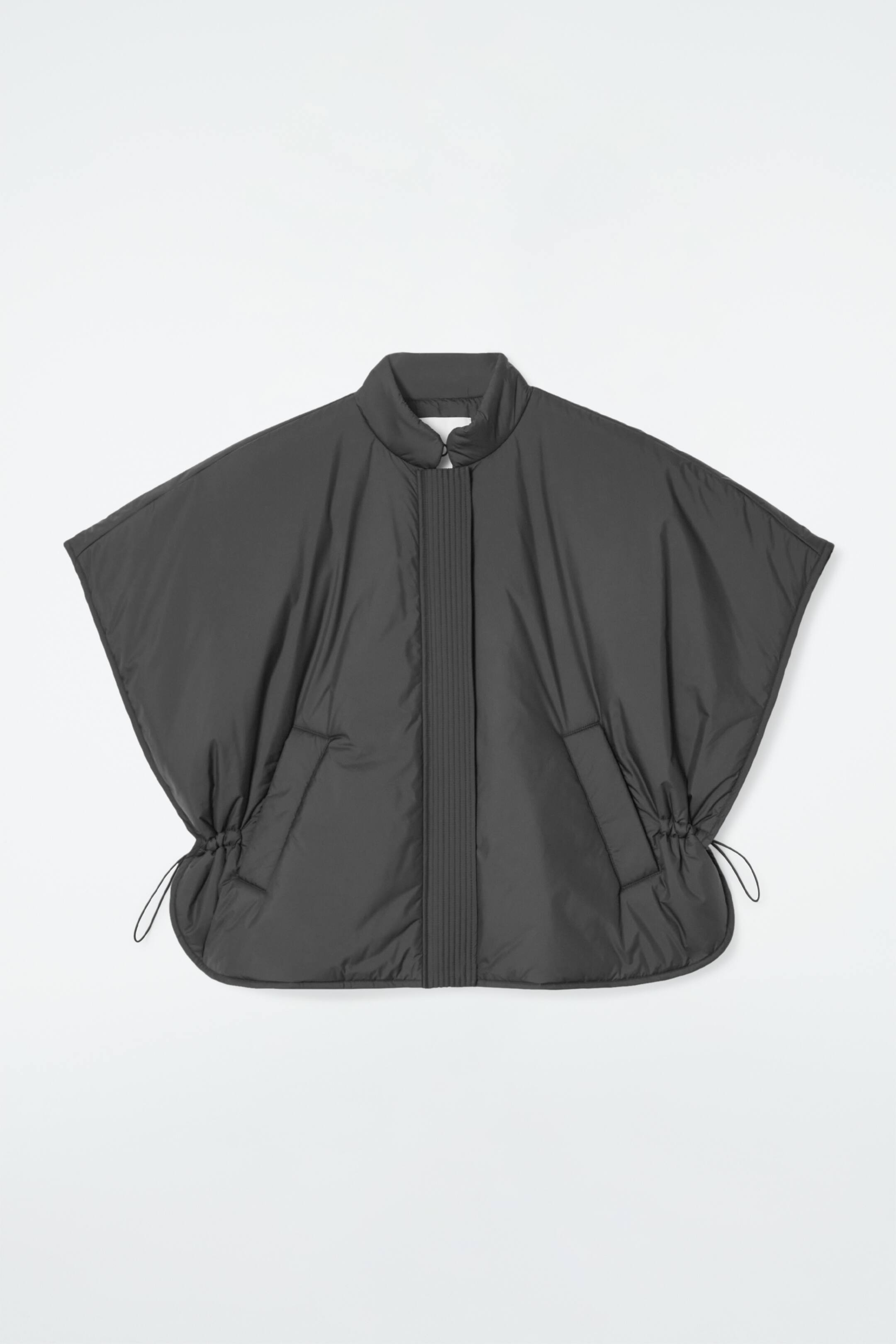 View larger image: CROPPED PADDED HYBRID GILET - CHARCOAL - Ladies | H&M GB 1
