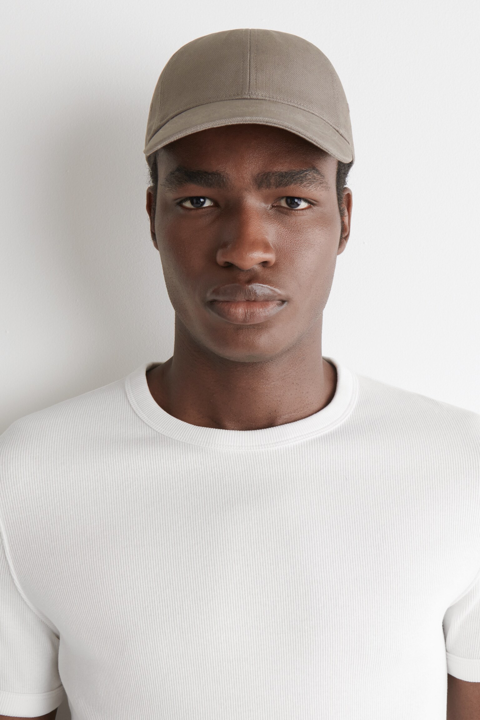 CASQUETTE DE BASEBALL EN TOILE DE COTON - GRIS/BEIGE/BLEU MARINE - 1