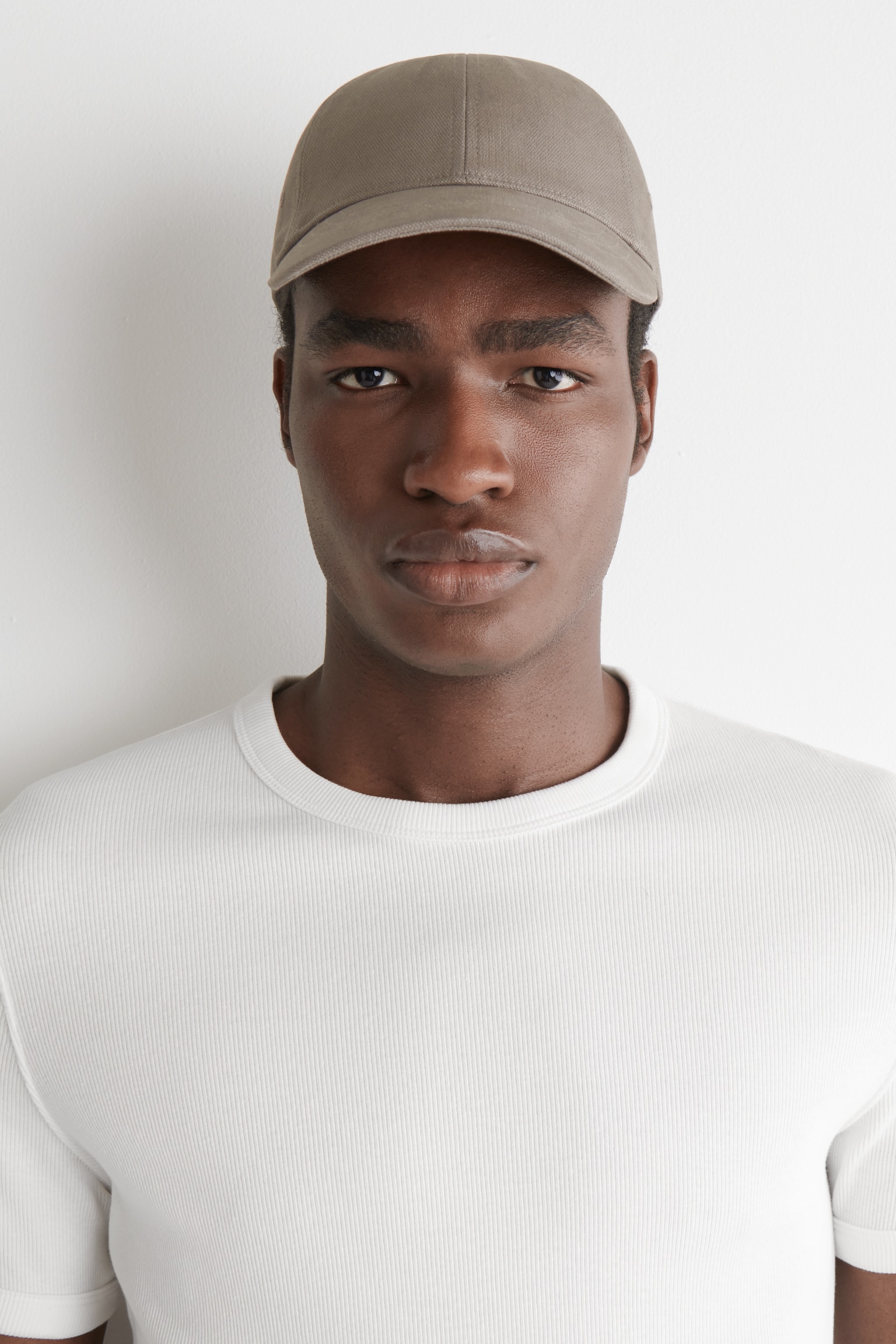 CASQUETTE DE BASEBALL EN TOILE DE COTON - GRIS/BEIGE/BLEU MARINE