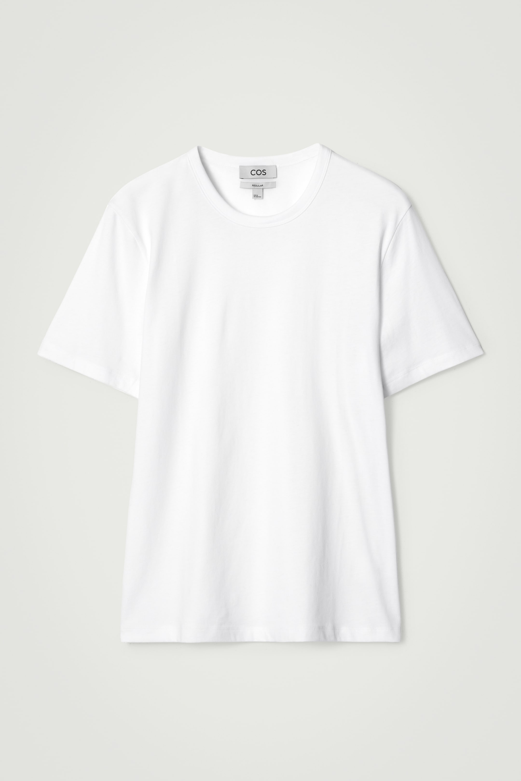 Grösseres Bild ansehen: T-SHIRT AUS GEBÜRSTETER BAUMWOLLE - Weiß - HERREN | H&M CH 5
