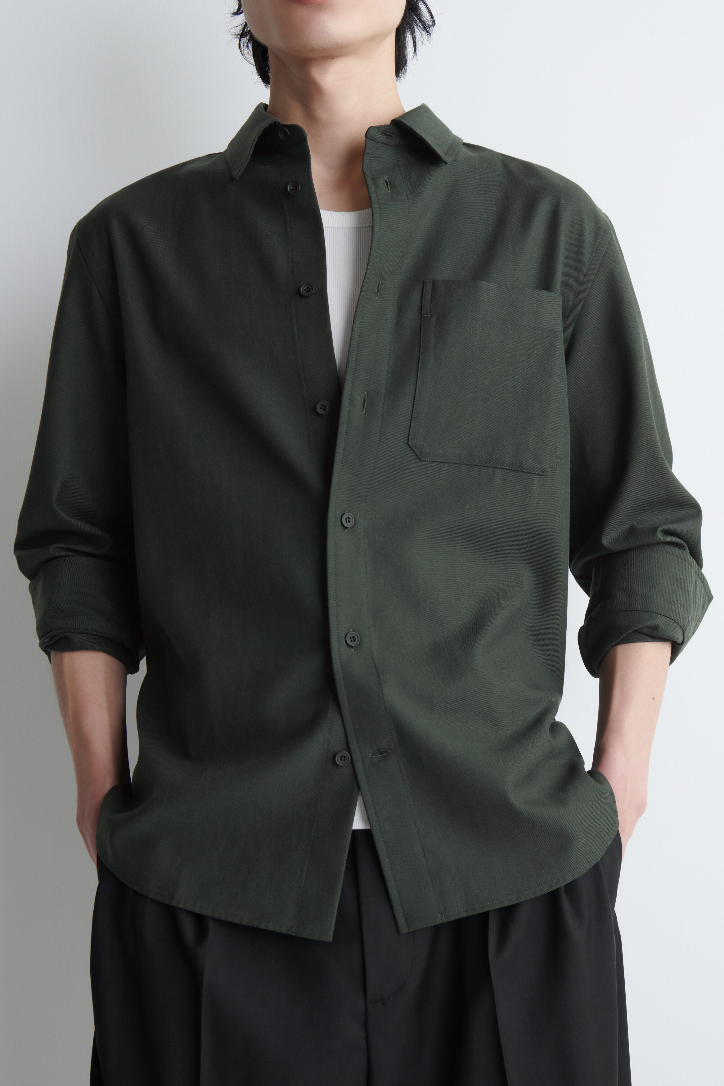 RELAXED TWILL SHIRT - thumbnail 9