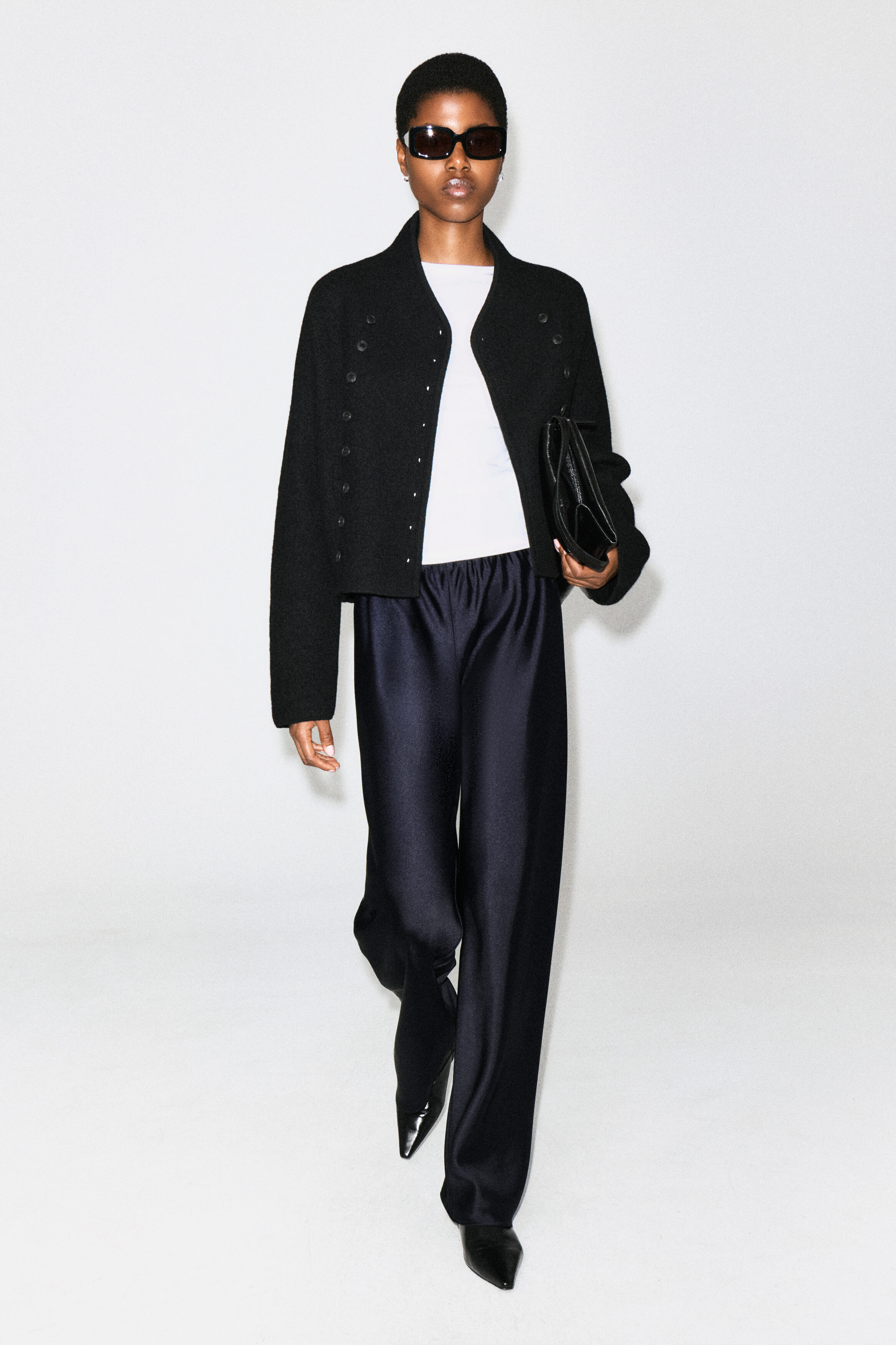 SATIN WIDE-LEG PANTS - thumbnail 2
