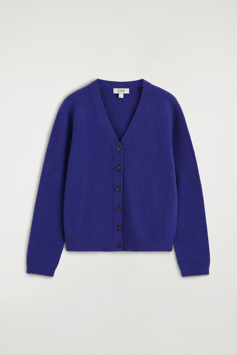 Merino Wool V-Neck Cardigan