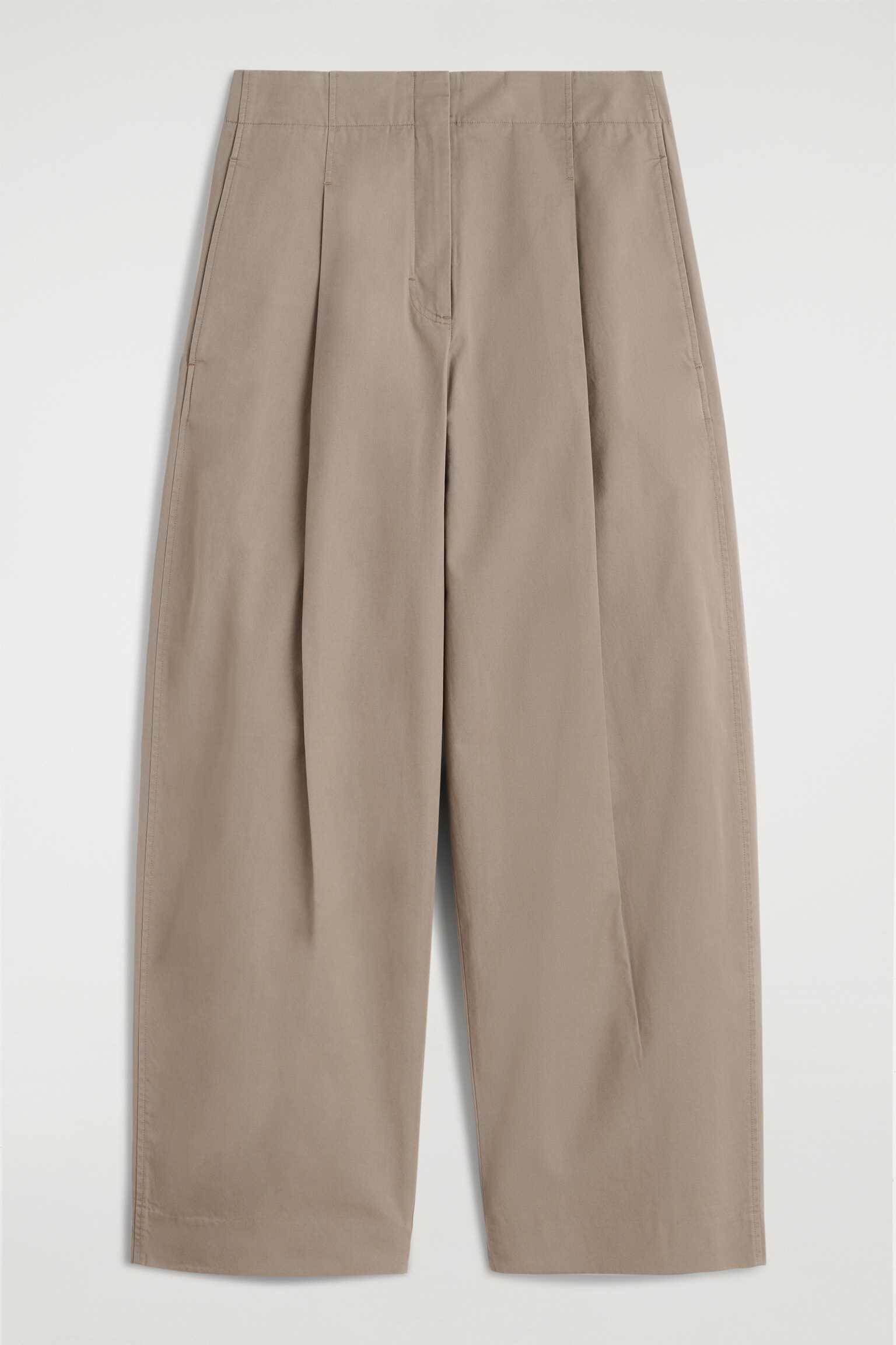 CHINOS PLISADOS BARREL FIT - TOPO/AZUL MARINO - 2