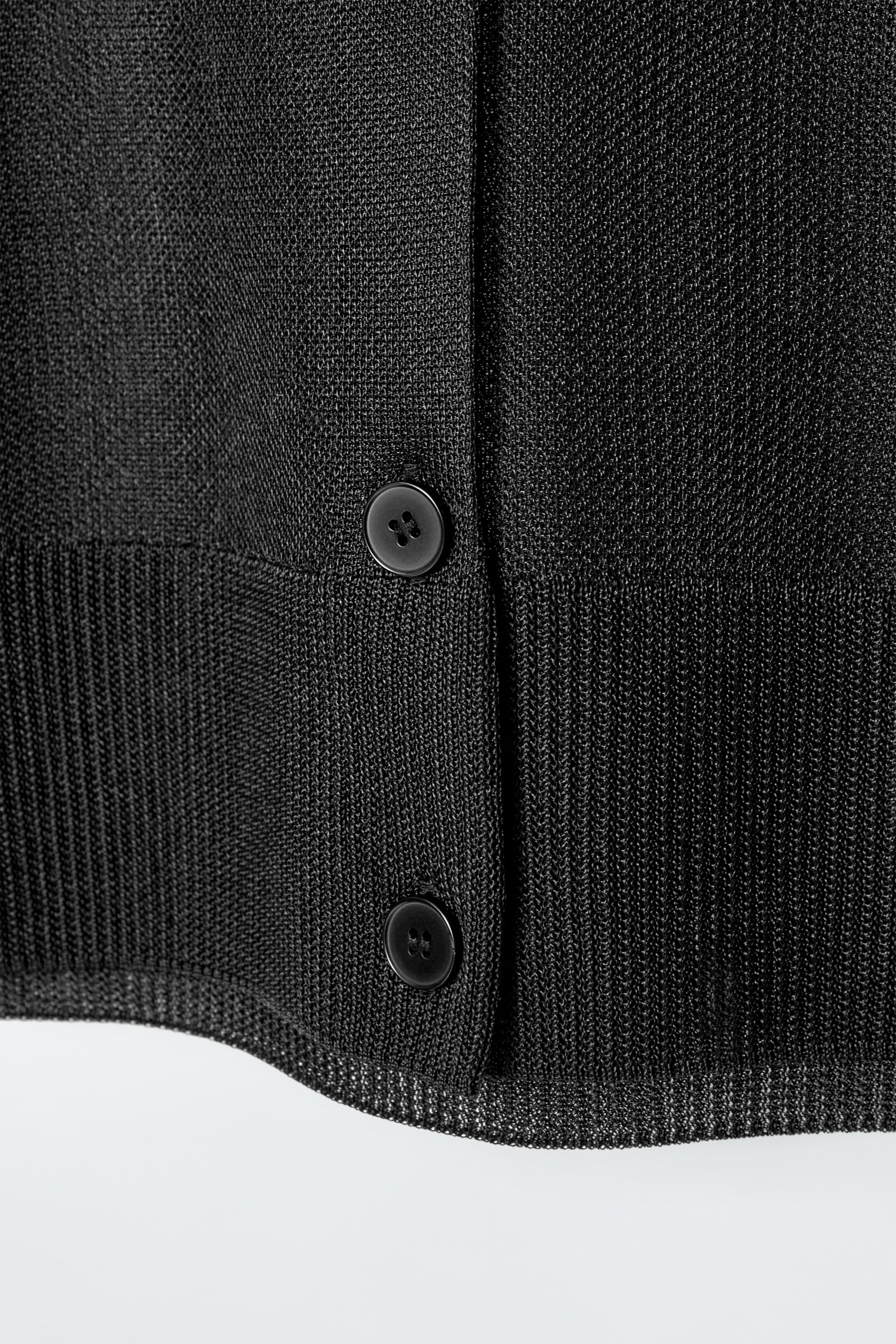 Agrandir l'image: CARDIGAN OMBRÉ MAILLE FINE - NOIR - FEMME | H&M CH 3