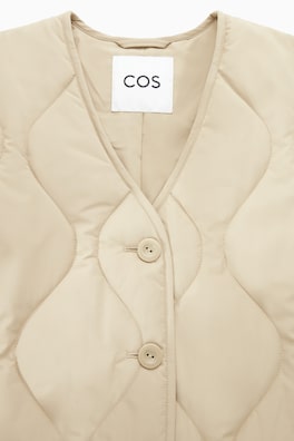 PADDED LINER JACKET — BEIGE 1