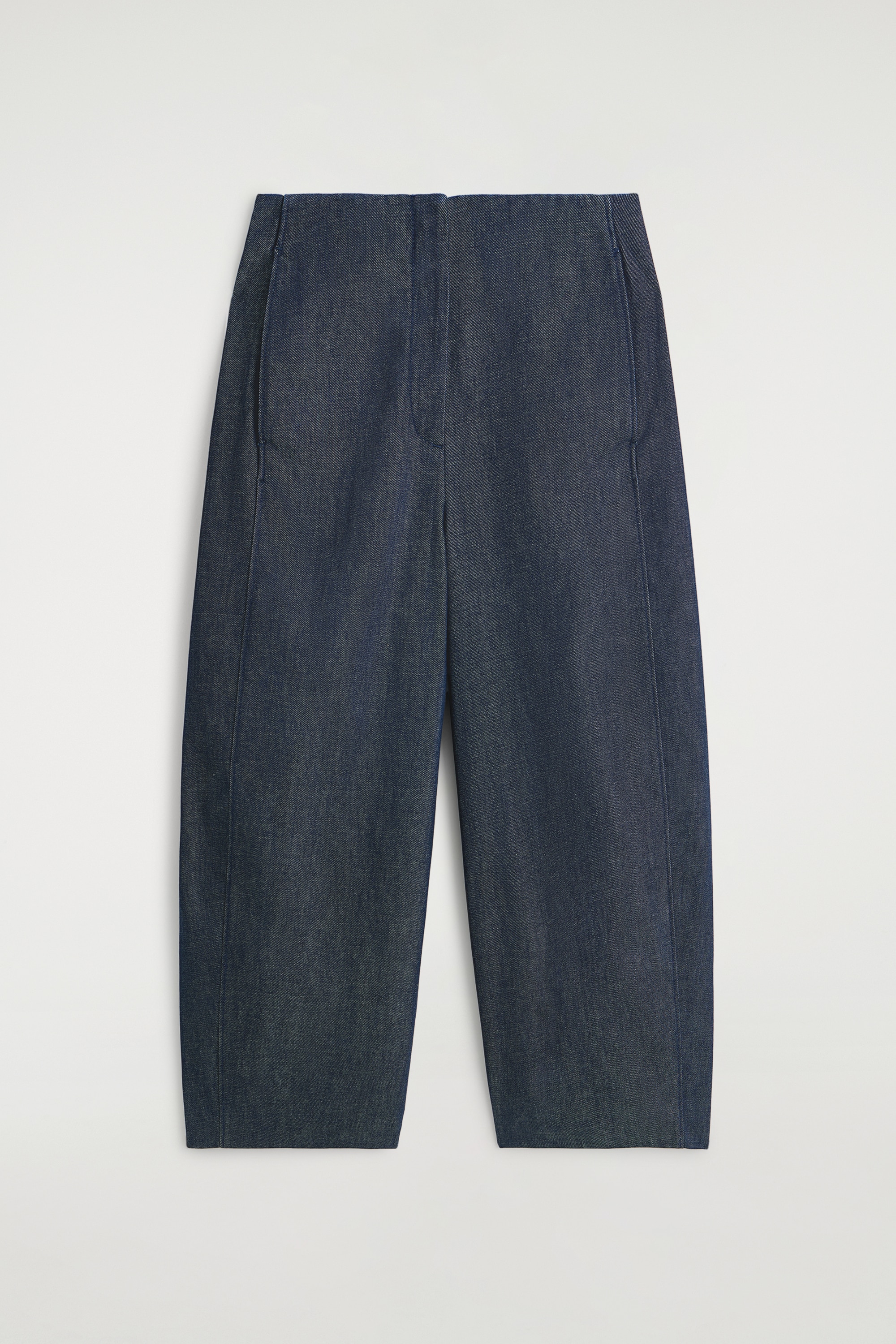 ΤΖΙΝ ΠΑΝΤΕΛΟΝΙ RAW DENIM ΜΕ ΦΑΡΔΥ ΜΠΑΤΖΑΚΙ ΚΑΙ ΚΟΝΤΟ ΜΗΚΟΣ - ΙΝΔΙΓΚΟ