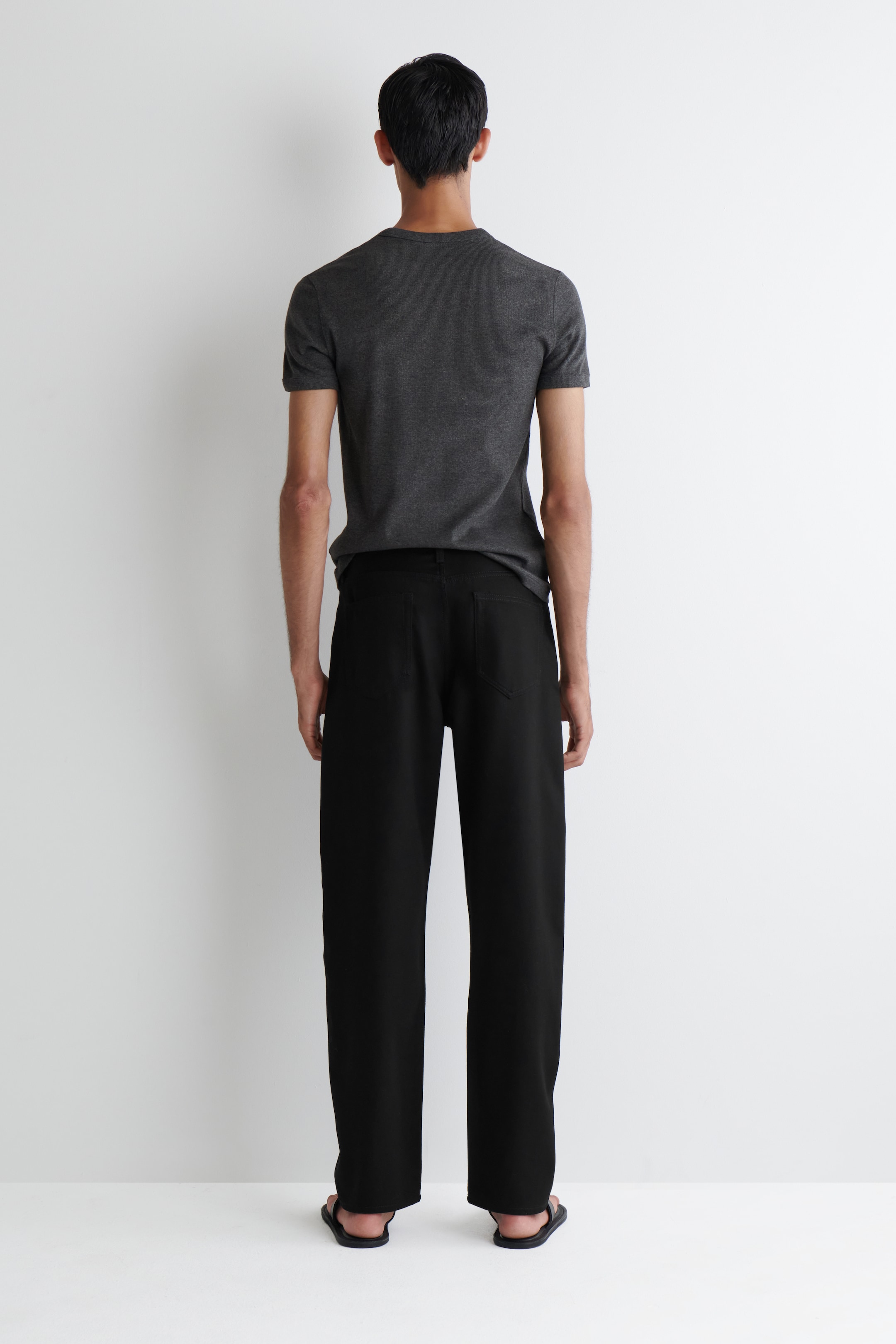 Agrandir l'image: JEAN DROIT SIGNATURE - NOIR - HOMME | H&M FR 4