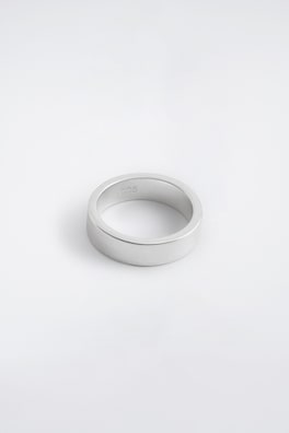 CLASSIC BRUSHED RING — SILVER 3