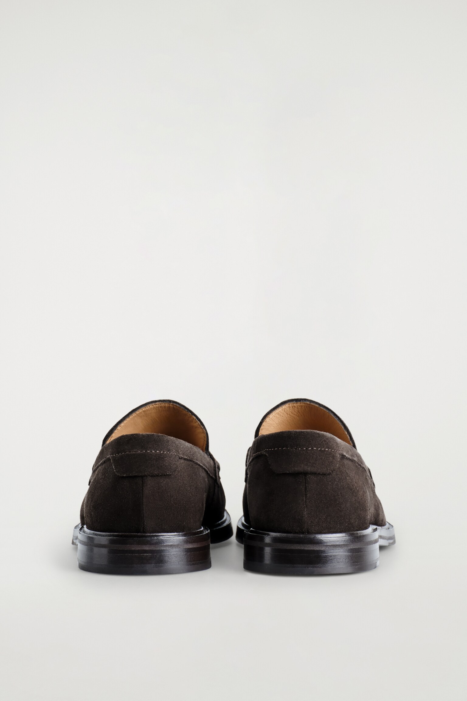 MOCASSINS CLASSIQUES EN CUIR - BRUN FONCÉ/NOIR - 5