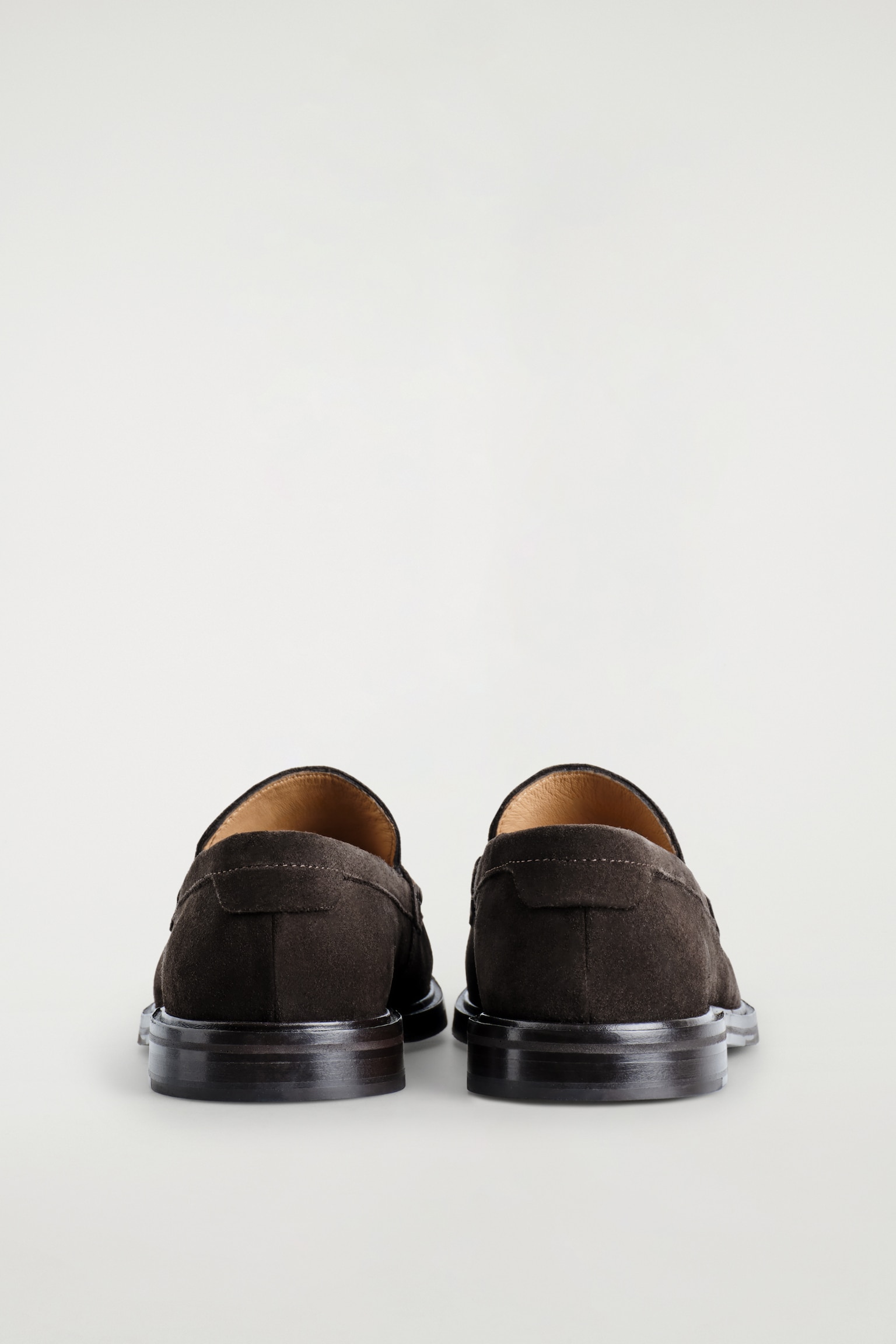 KLASSISCHE PENNY LOAFERS AUS LEDER - DUNKELBRAUN - 5