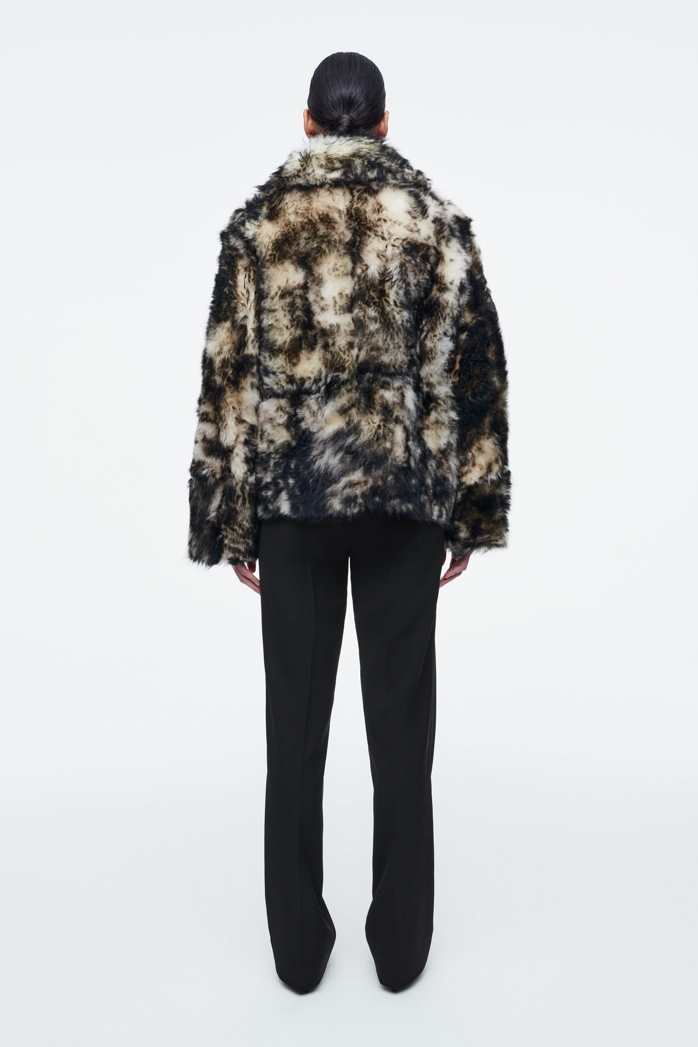 【PORTERNA】Baz Leopard Fleece Shearling Jacket ZARA MAN FLEECE JACKET LEOPARD SZ S-XL | eBay