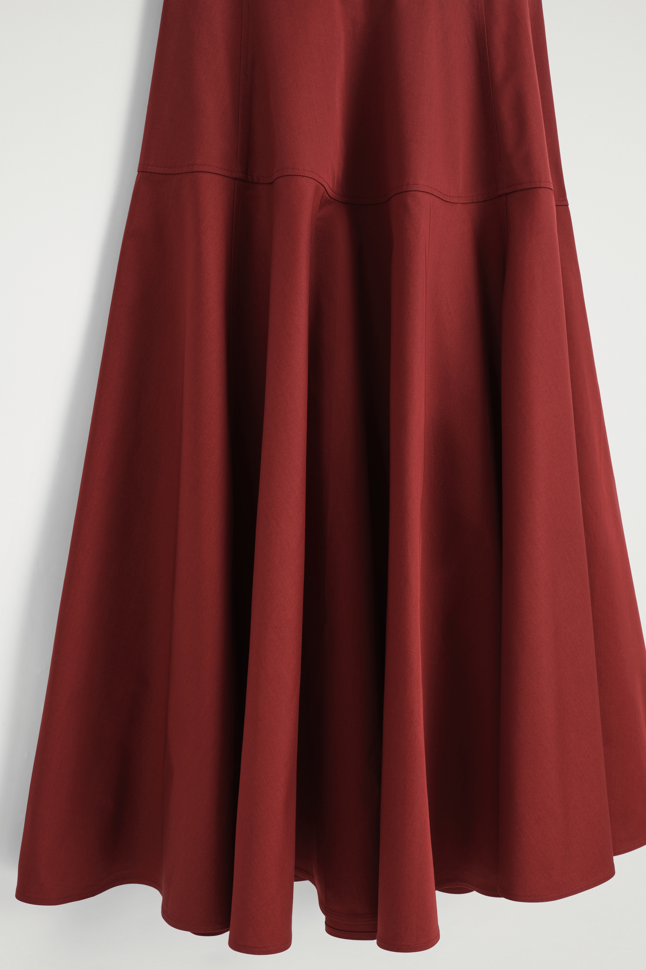 Grotere afbeelding bekijken: PIMA KATOEN HALTERJURK - ROOD - DAMES | H&M NL 7