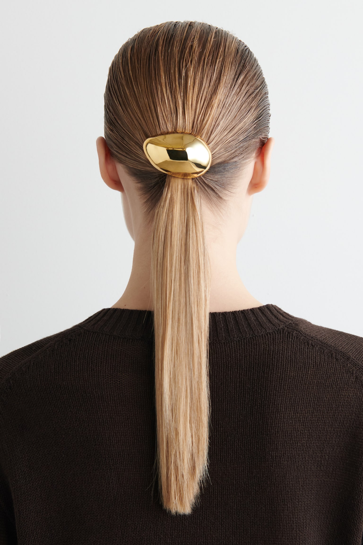 BARRETTE À CHEVEUX DOME - DORÉ/ARGENTÉ - 1