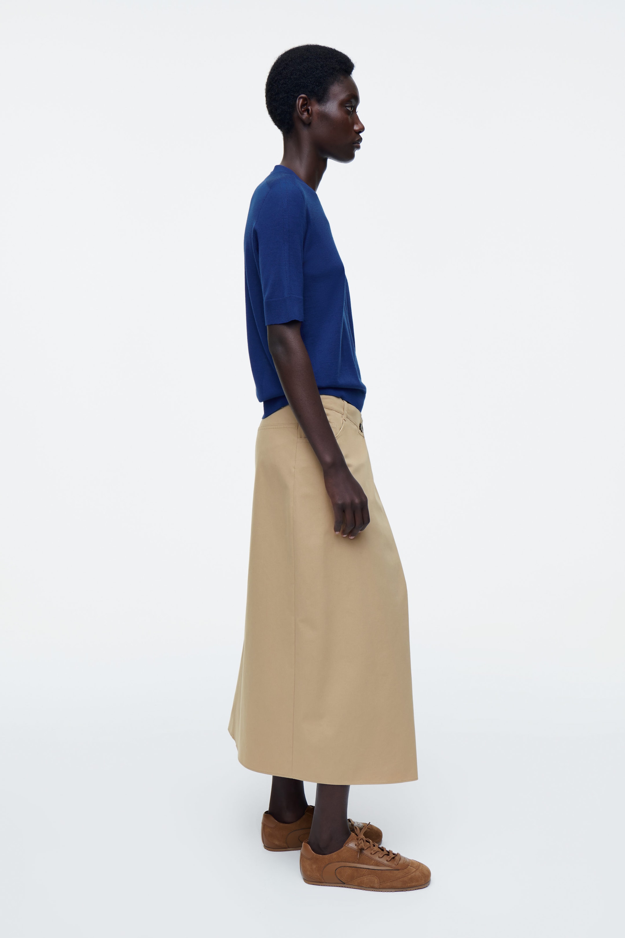 SLIM MERINO WOOL SEAMLESS T-SHIRT