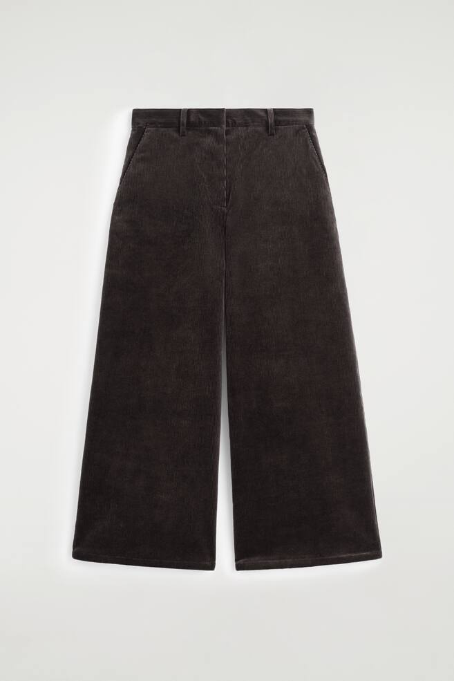 CULOTTES AUS CORD - DUNKELBRAUN - 1