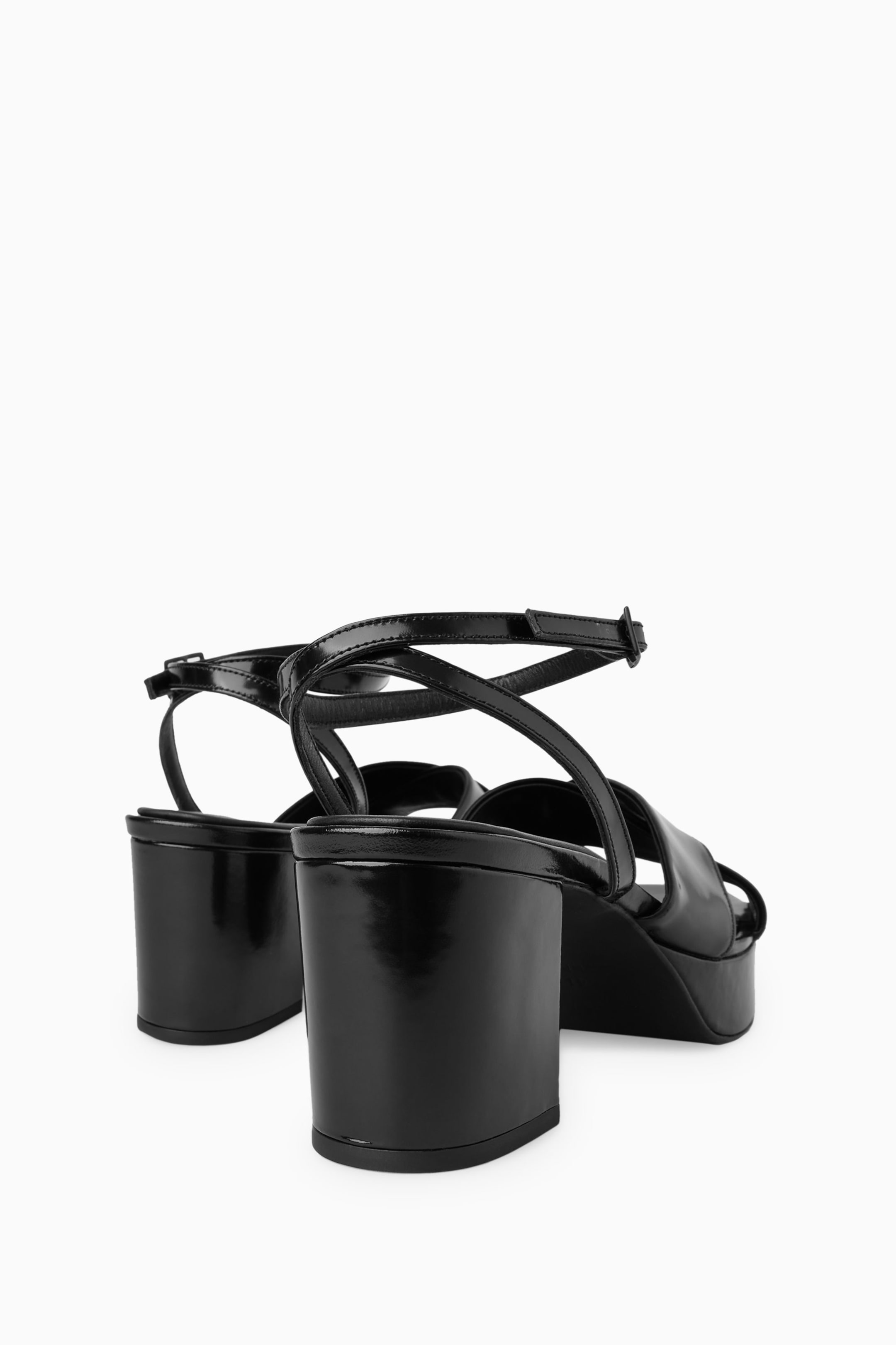 PLATFORM HEELED SANDALS