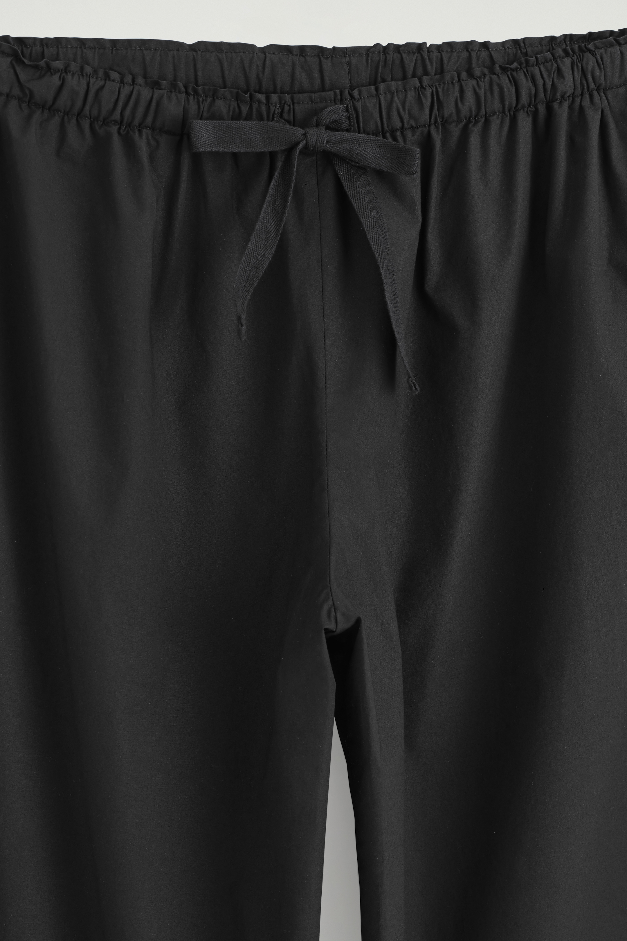 Se større billede: BOMULDSBUKSER MED SNØRE - SORT - DAME | H&M DK 5