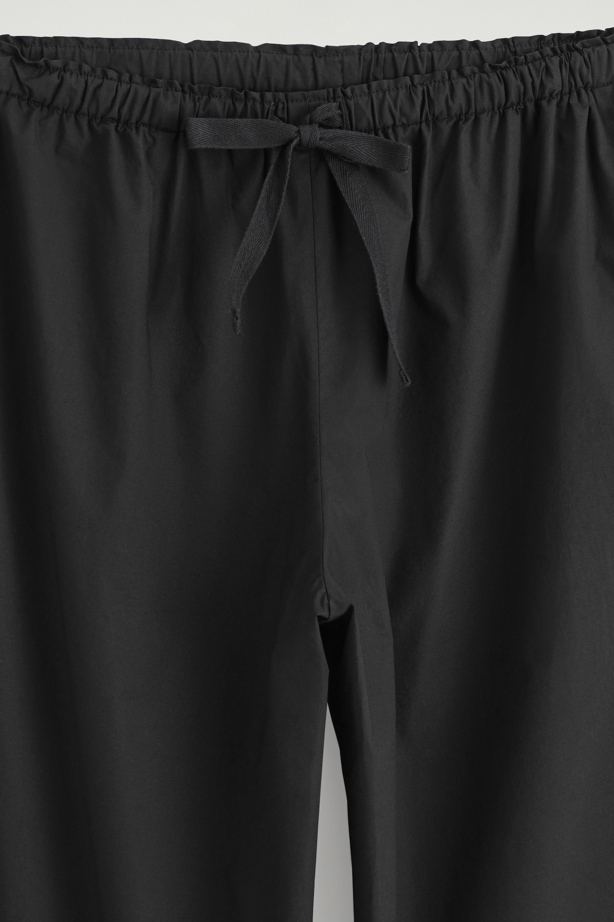 DRAWSTRING COTTON PANTS