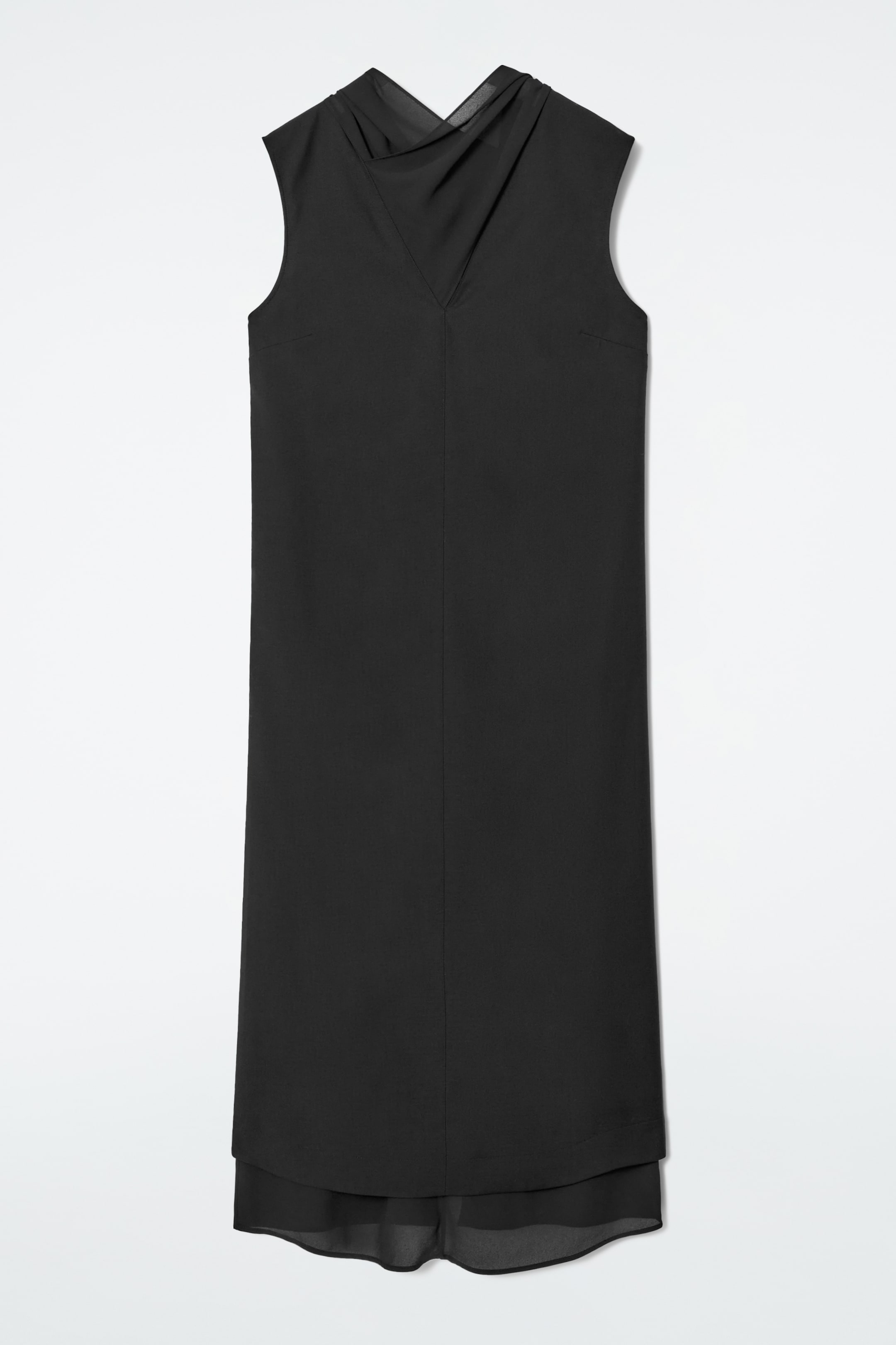 Agrandir l'image: ROBE EN LAINE SUPERPOSÉE - NOIR - FEMME | H&M CH 1